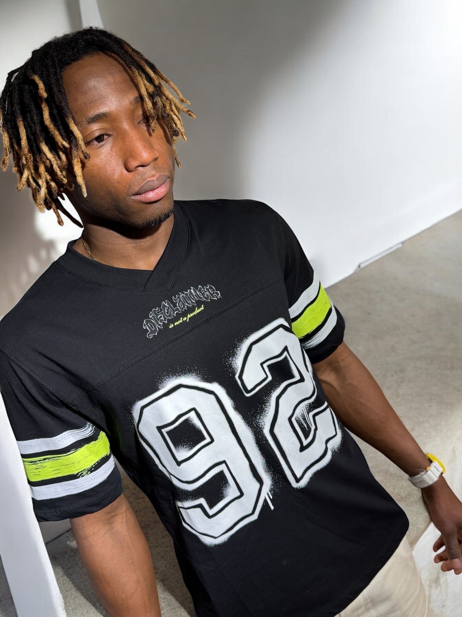 TEE DISCLAIMER JERSEY FLUO