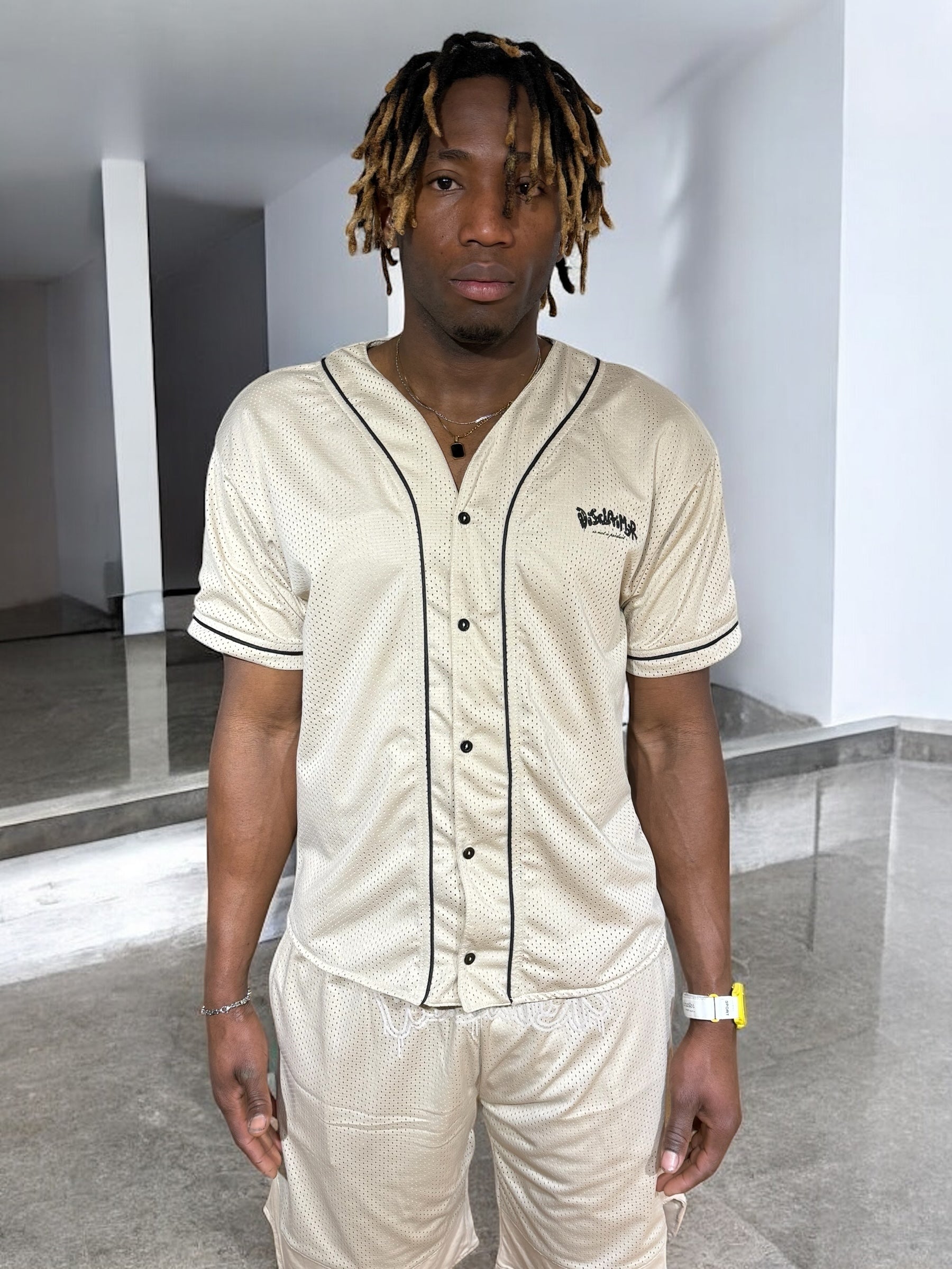 FOOTBALL JERSEY DISCLAIMER BEIGE