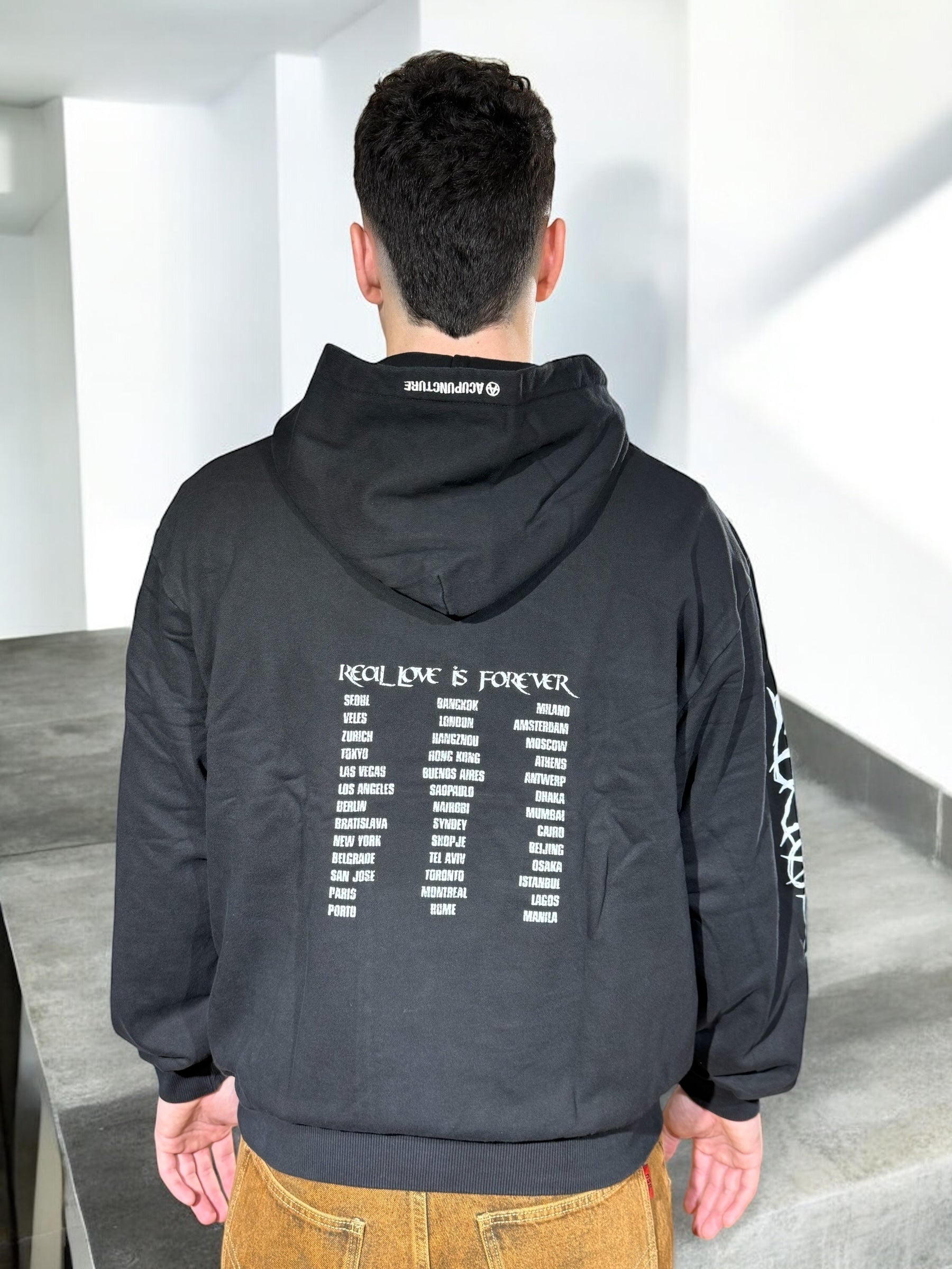 KNIFE MARK HOODIE ACU
