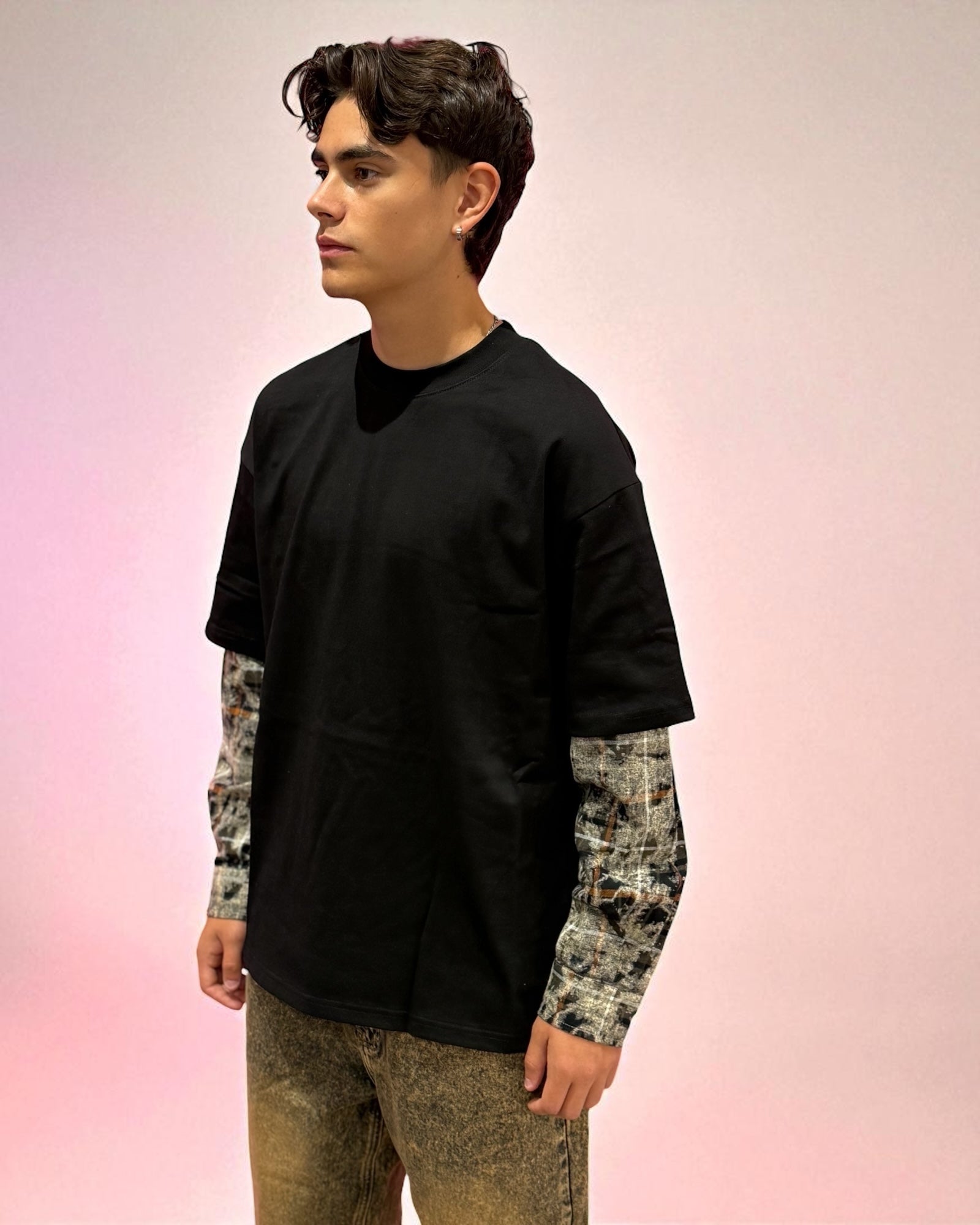 ACID LONG SLEEVE WASHED BLACK