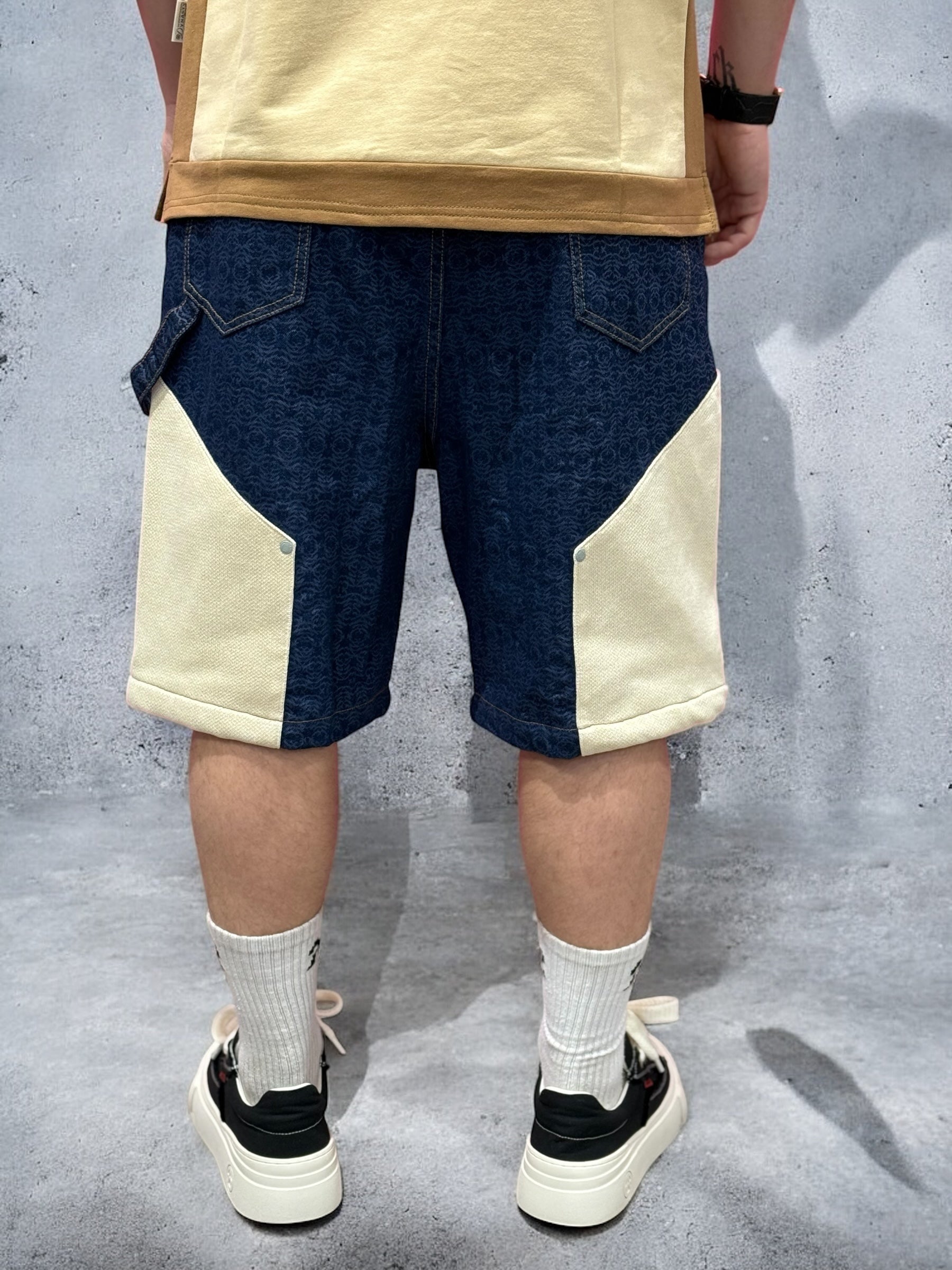Racket Club Denim Carpenter Shorts JEANS