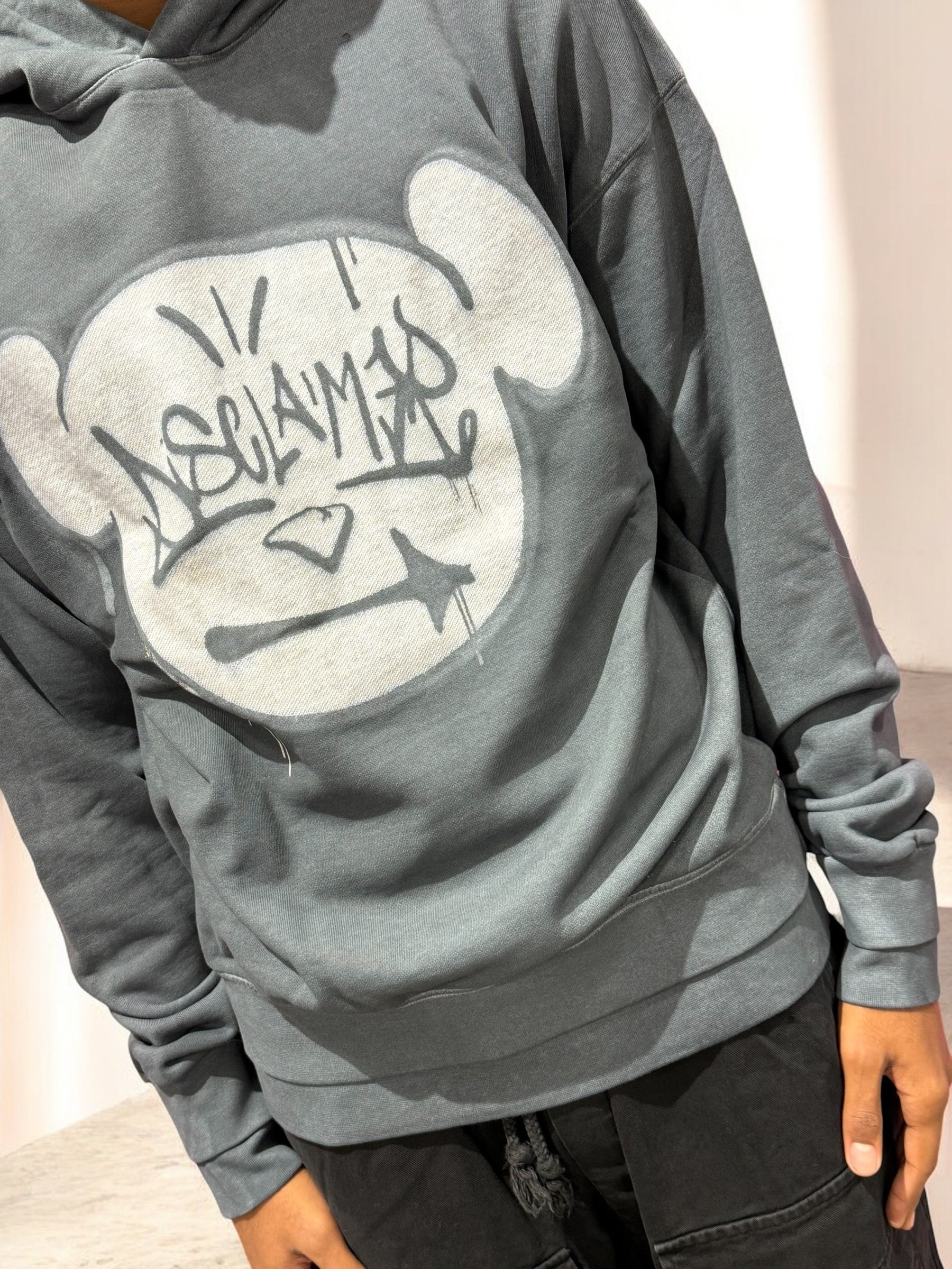 HOODIE STONE WASH DISCLAIMER