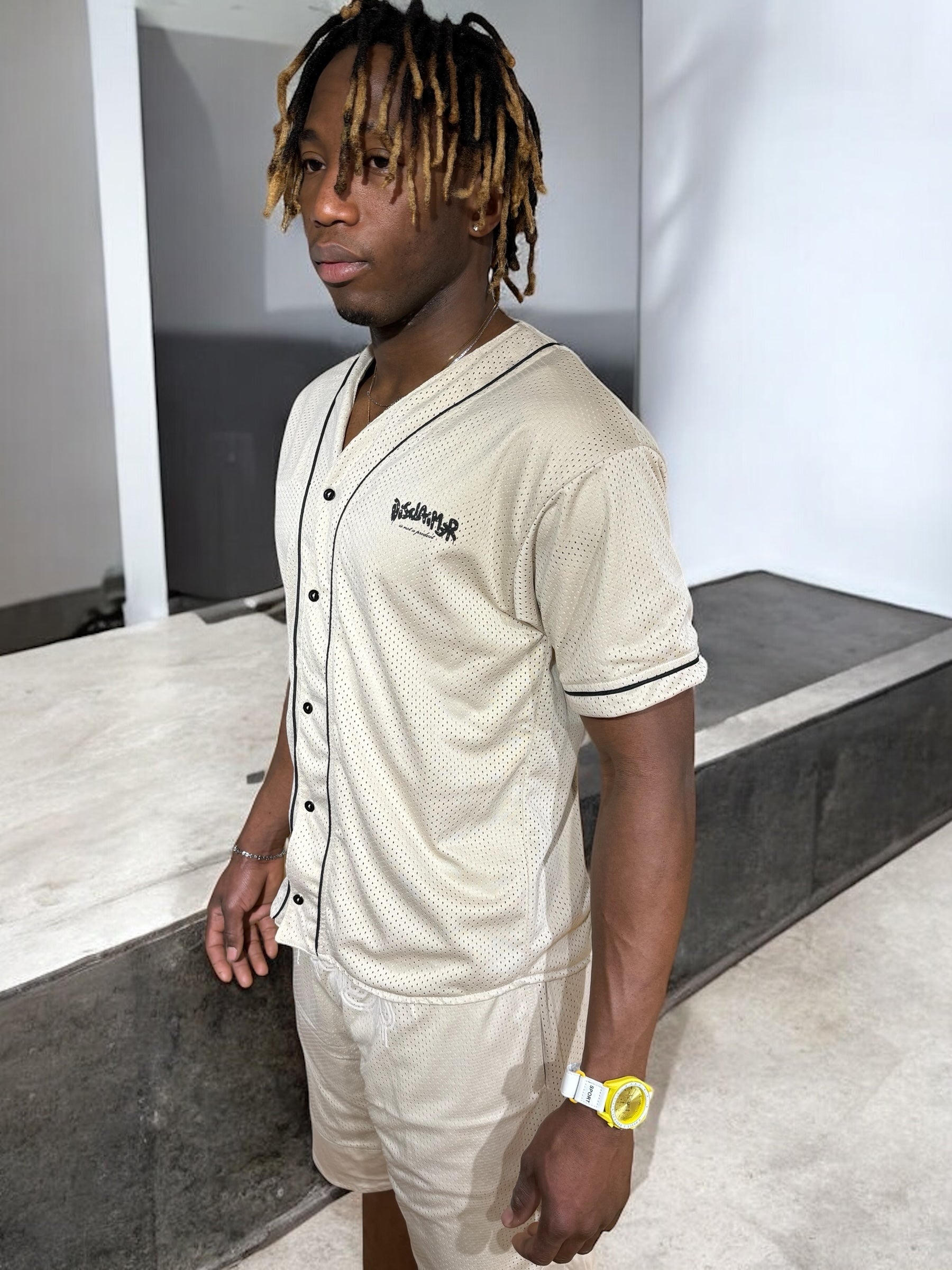 FOOTBALL JERSEY DISCLAIMER BEIGE