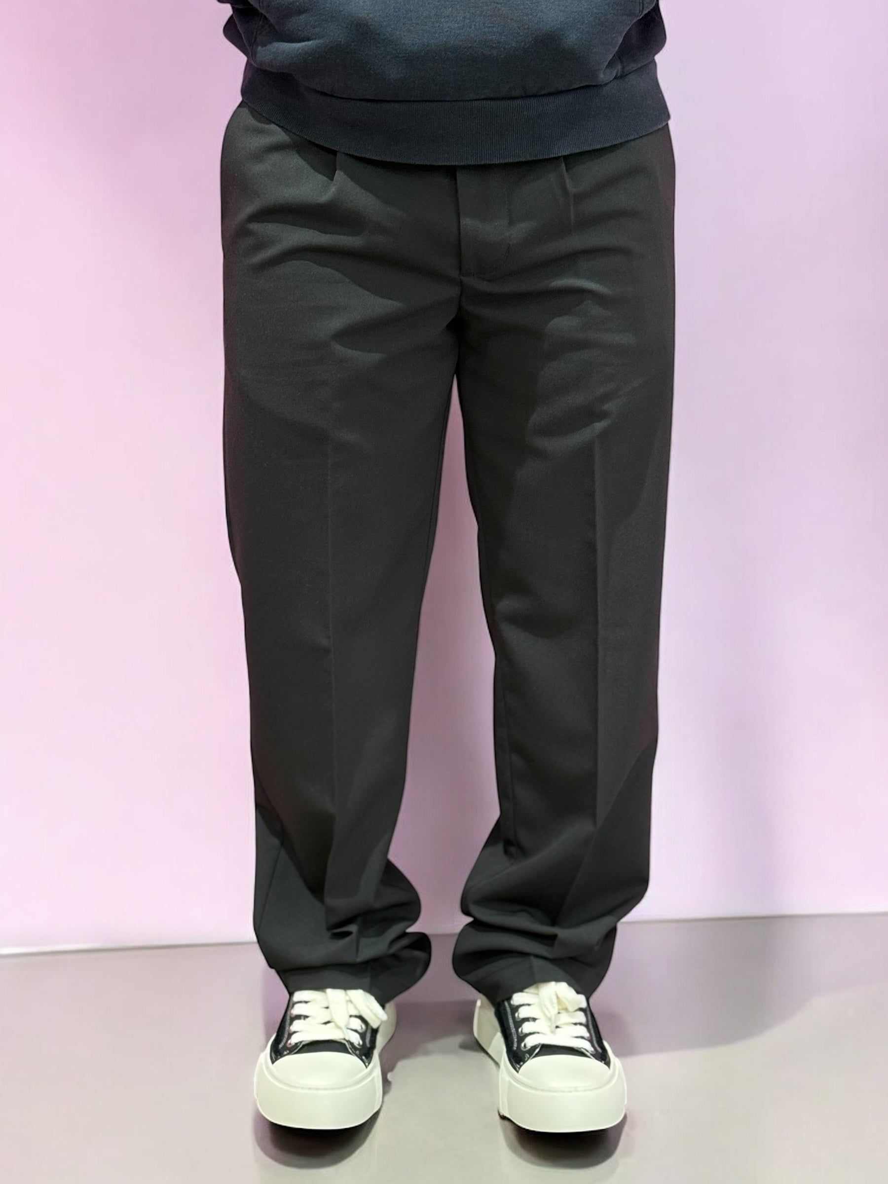 CHINO BLACK OVER D BAGGY
