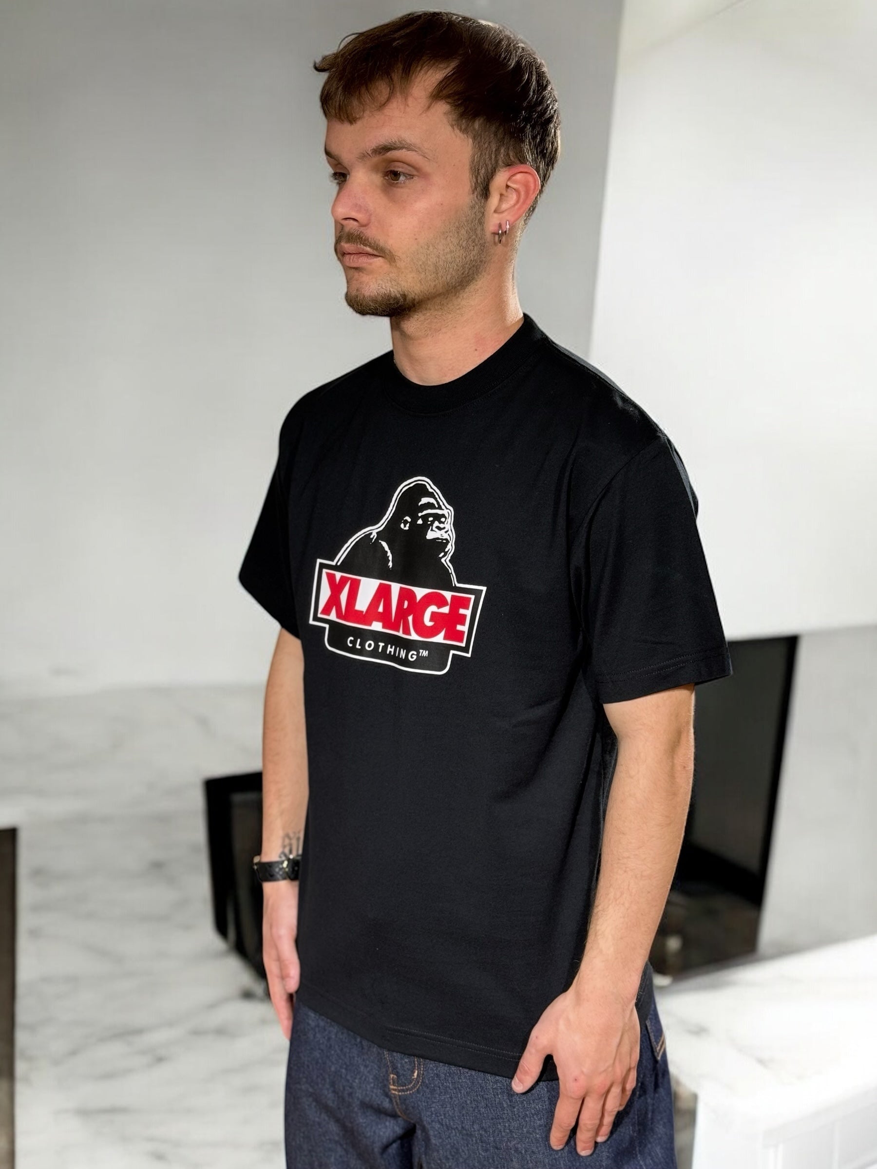 Slanted Og S/S Tee XLARGE BLACK
