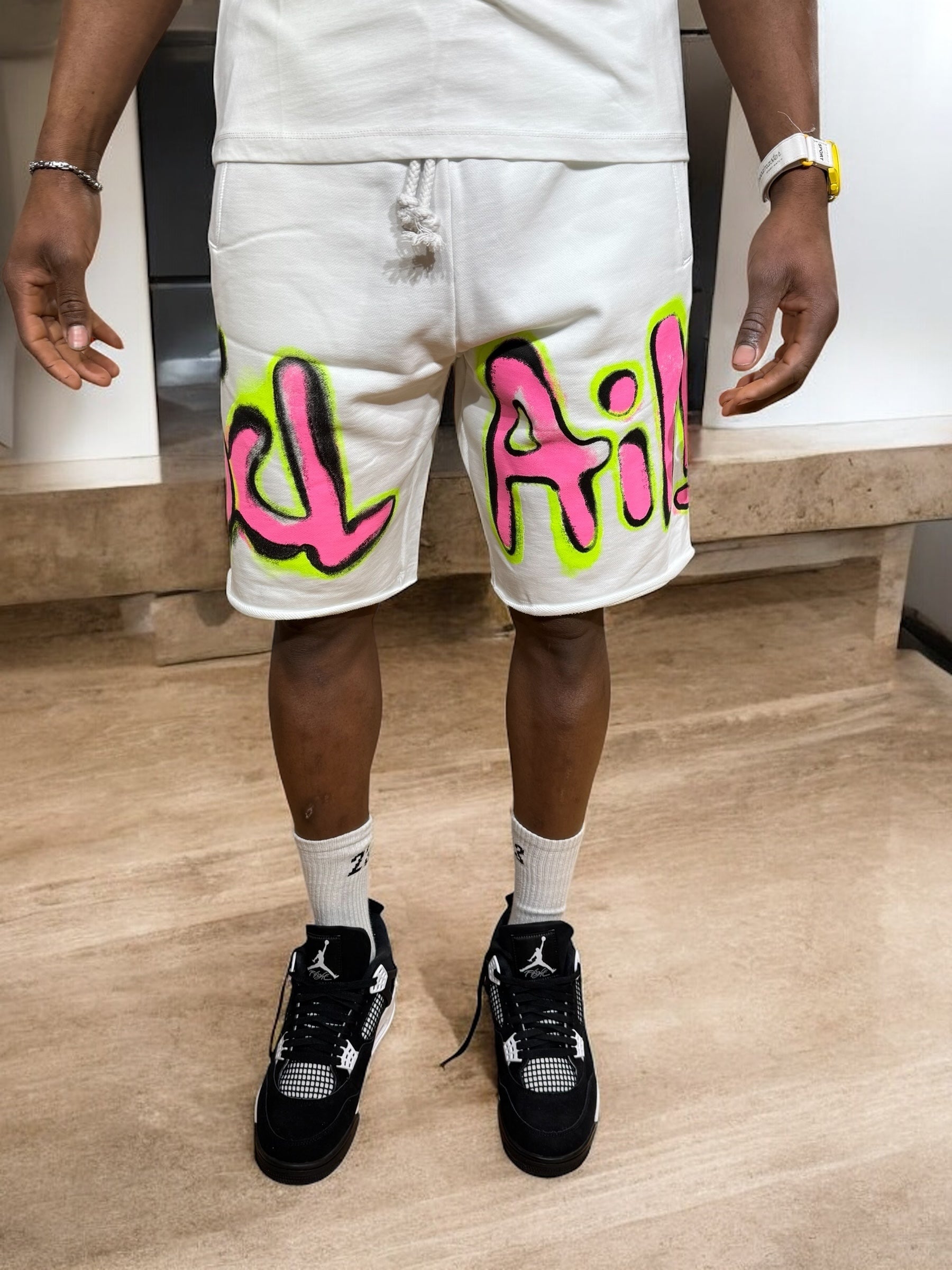 BERMDUA DISCLAIMER PINK FLUO