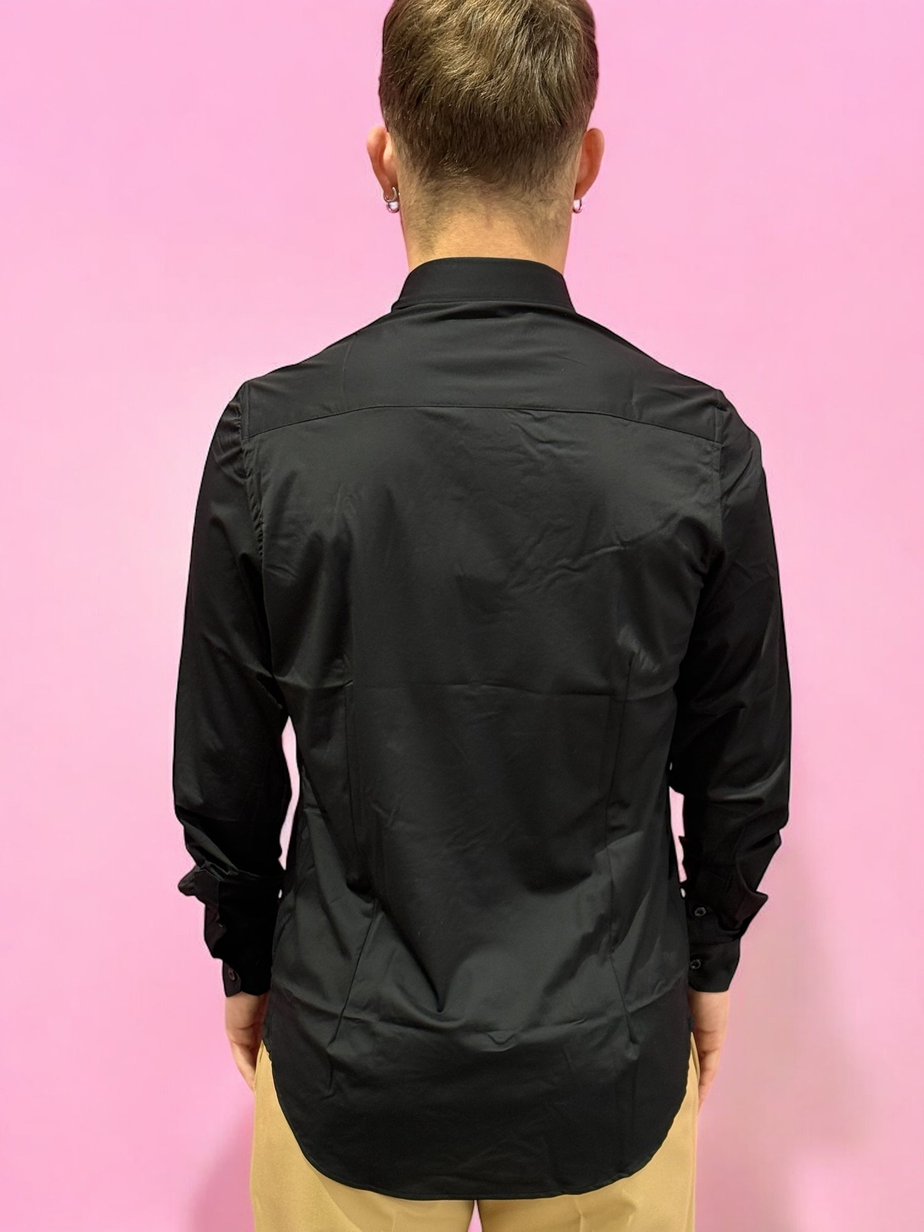 CAMICIA BLACK OVER/D