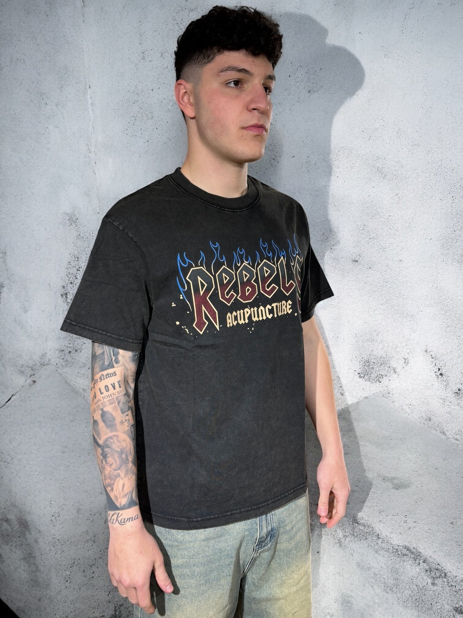 ACU REBELS T-SHIRT BLACK