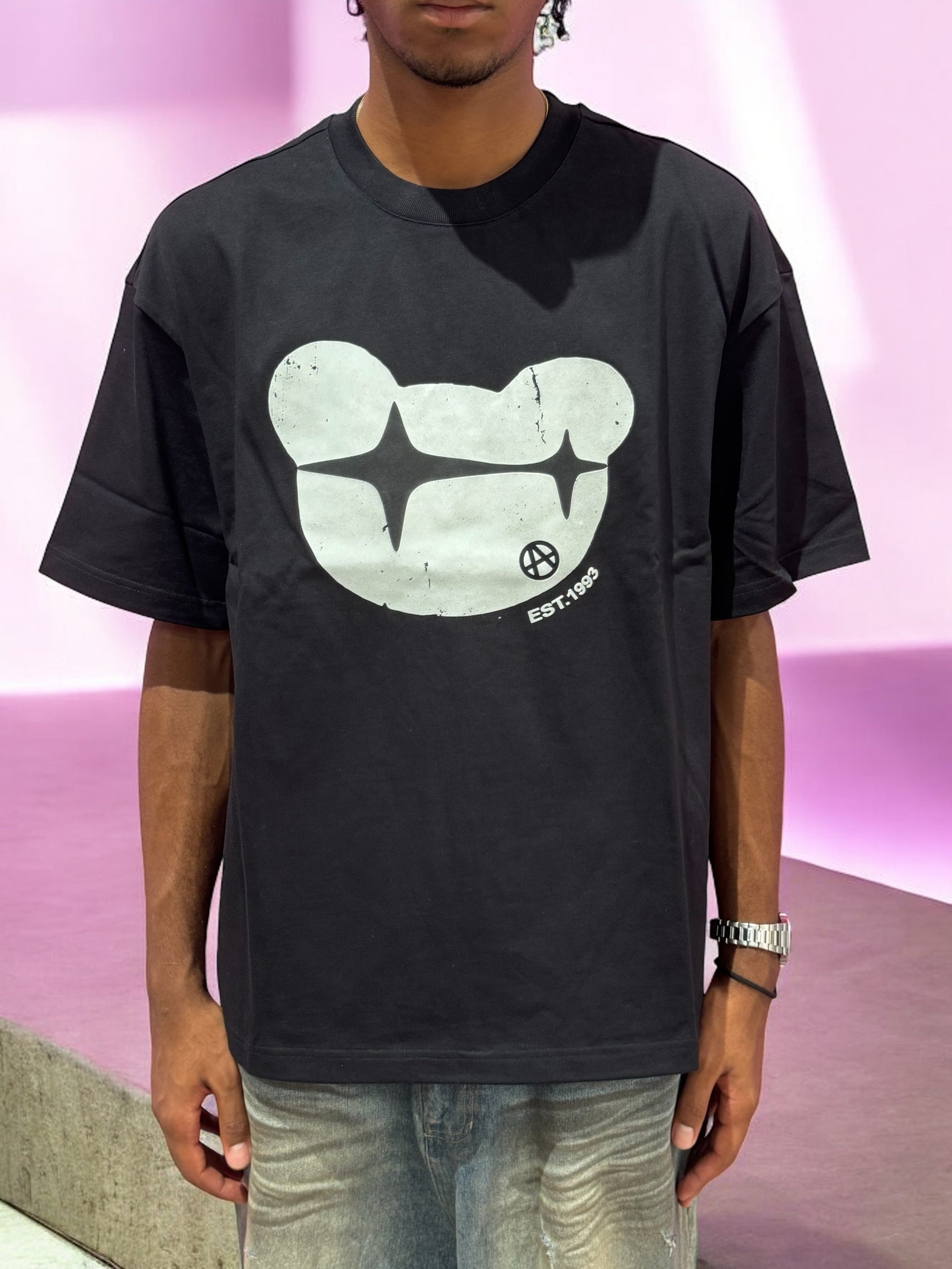 NINJA BEAR TSHIRT BLACK ACU