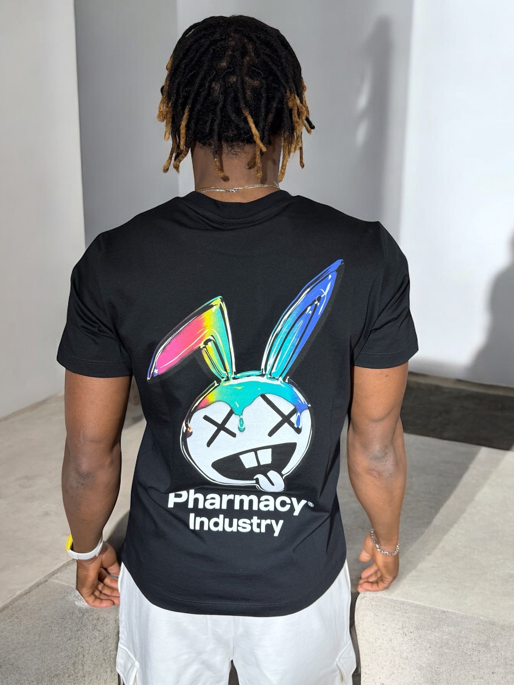 TEE PHARMACY BLACK BUNNY