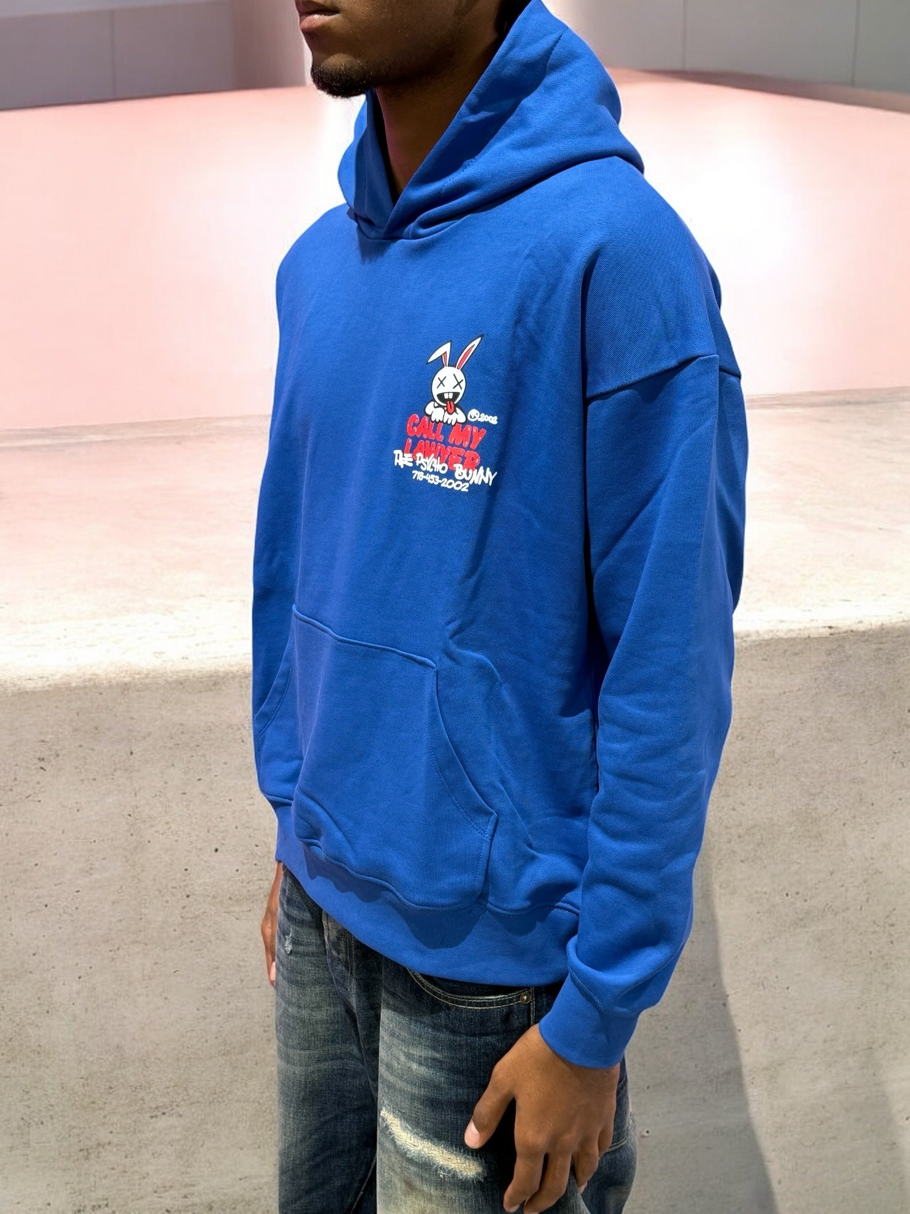 BUNNY XX BLUE ROYAL HOODIE