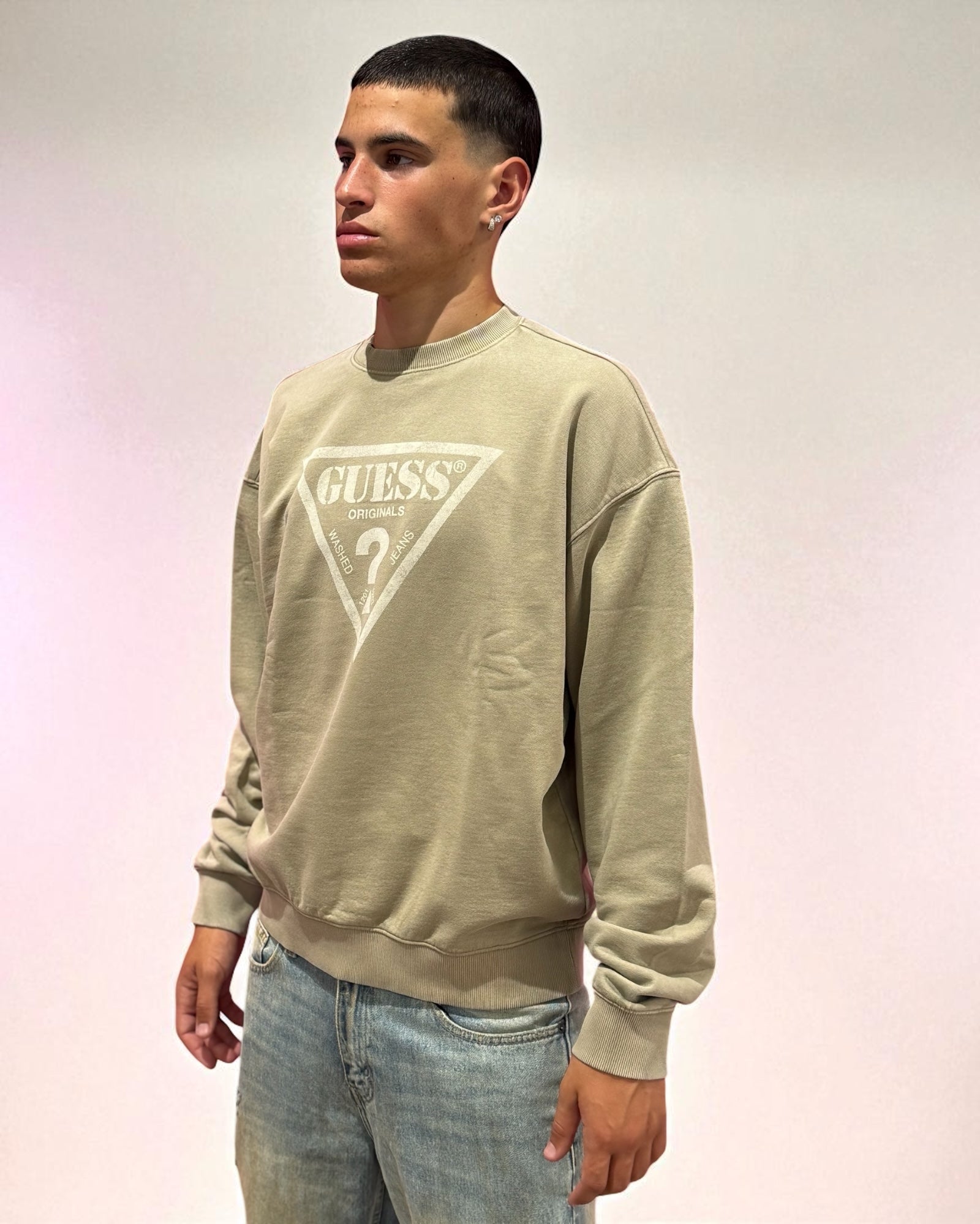 CREWNECK GUESS OG BEIGE