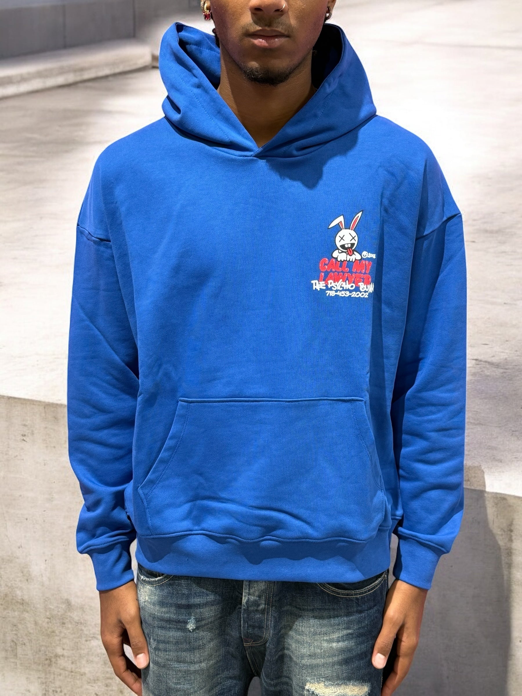 BUNNY XX BLUE ROYAL HOODIE