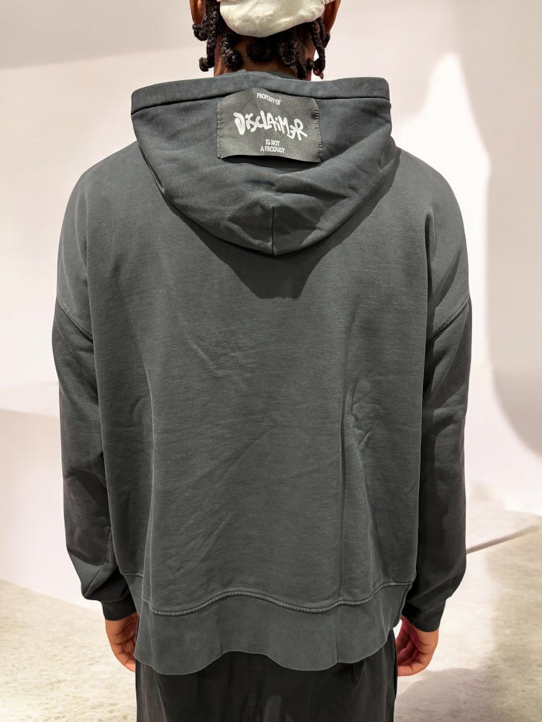 HOODIE DISCLAIMER BLACK