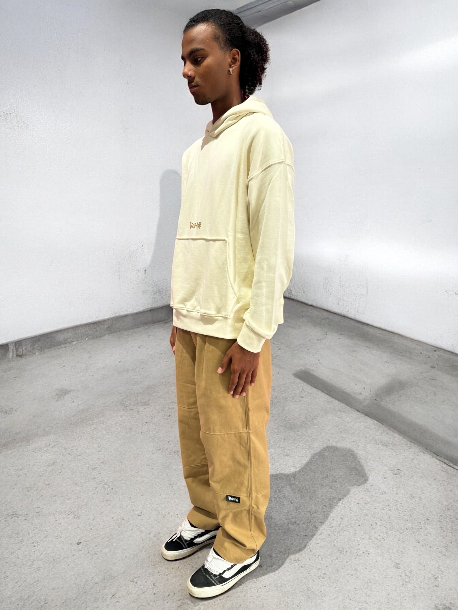 FELPA DISCLAIMER OFF W BEIGE