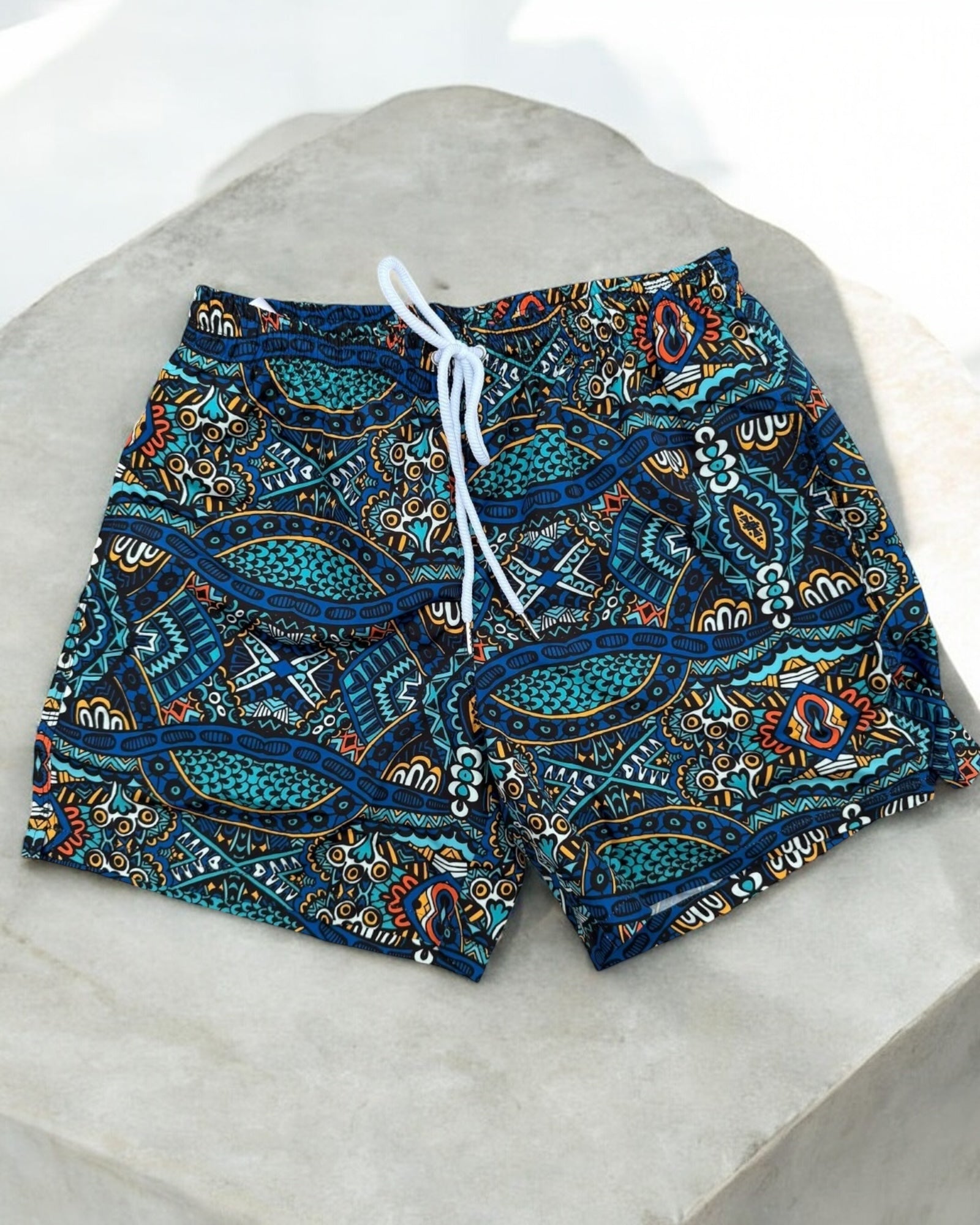 COSTUME BUCI TRIBAL BLUE