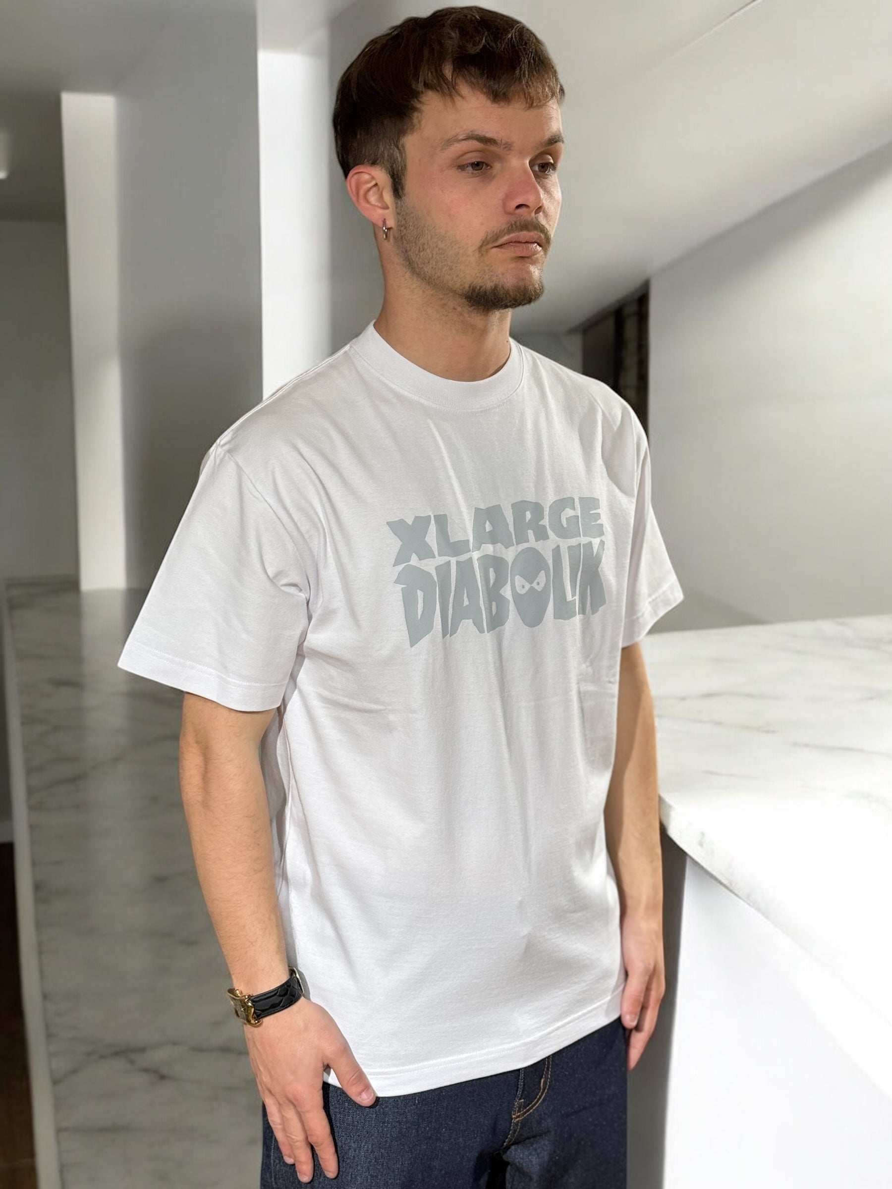 Diabolik S/S Tee XLARGE WHITE