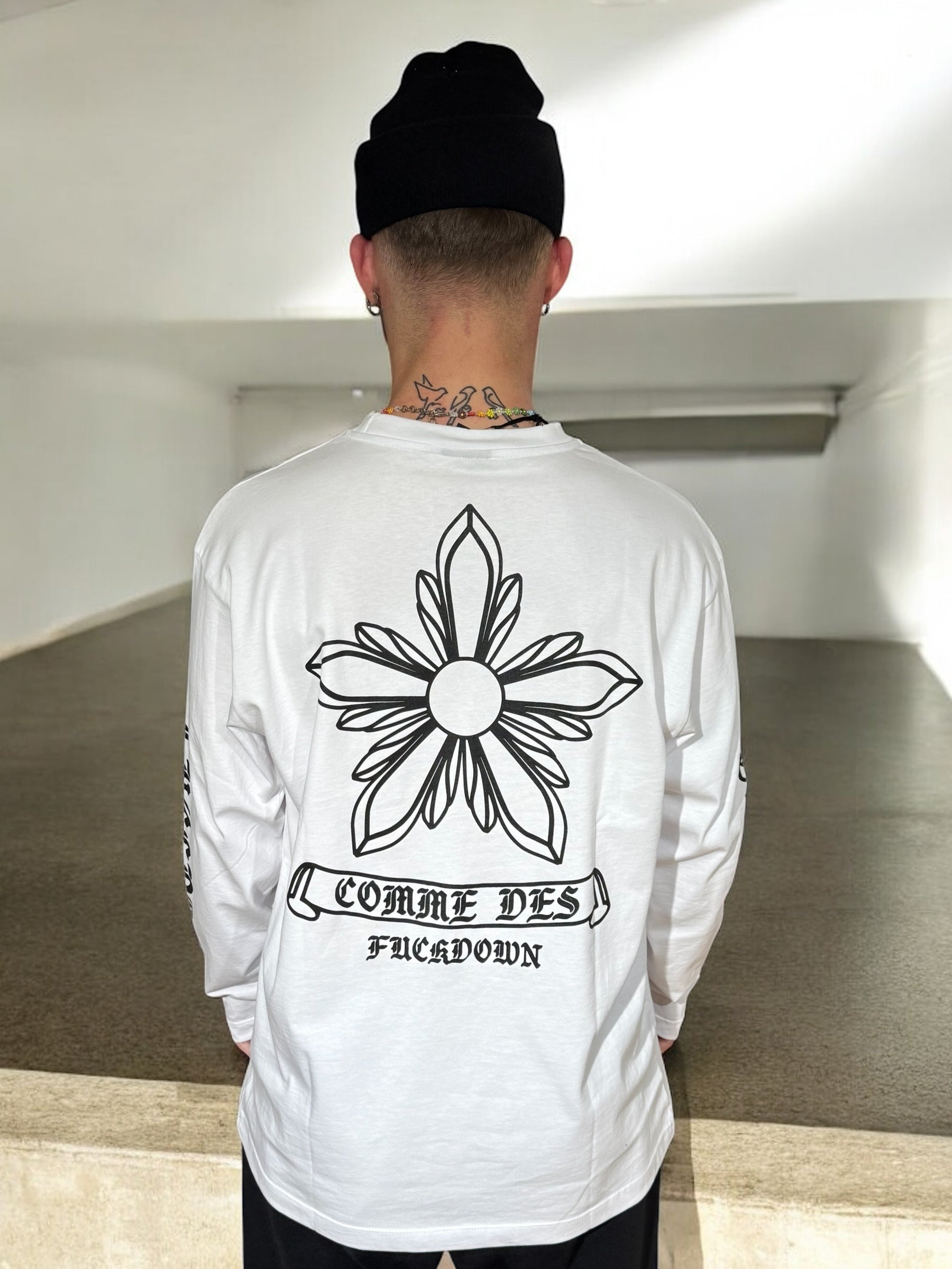 TEE CDF CHROME WHITE