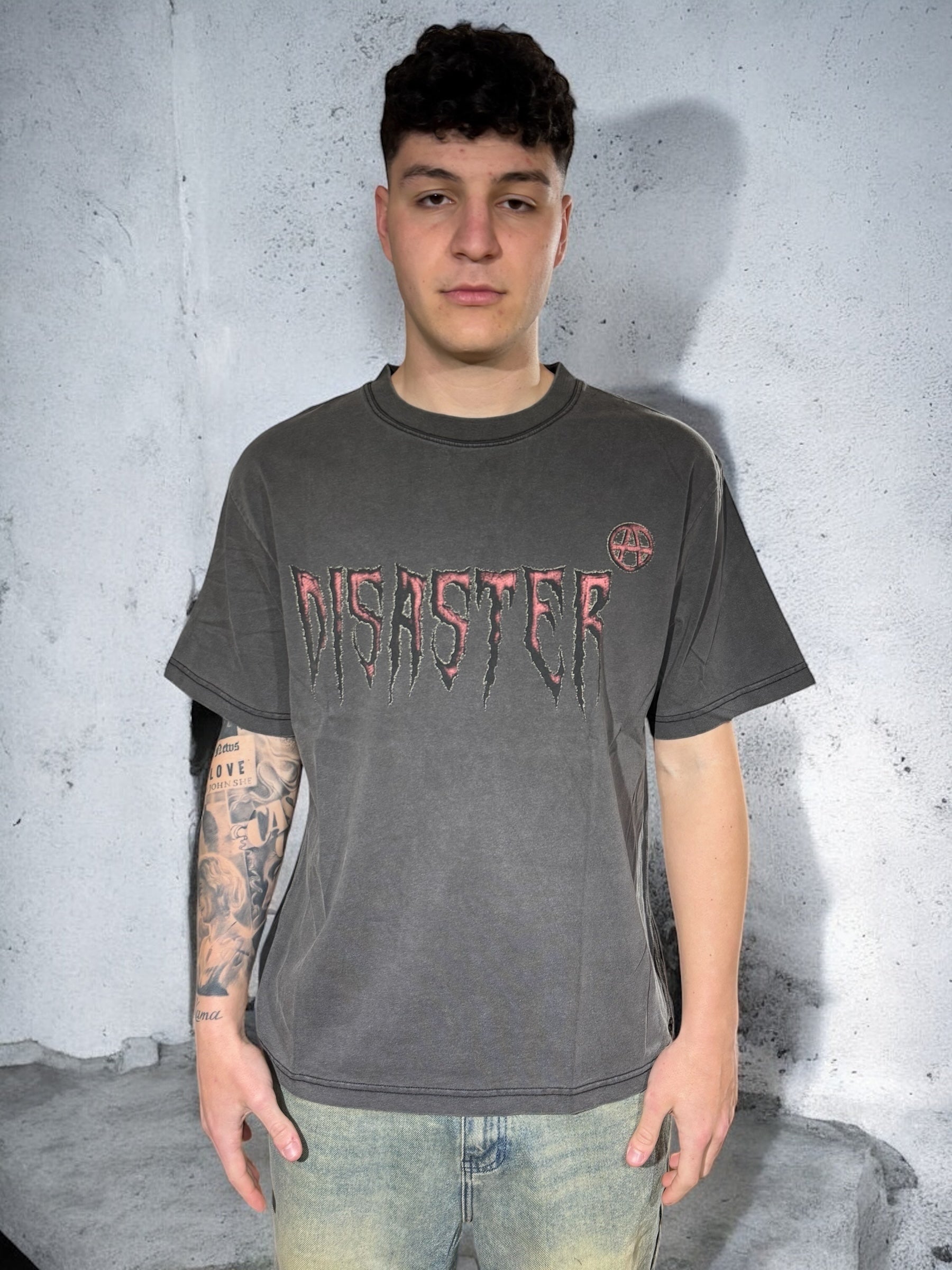 ACU DISASTER T-SHIRT DARK GREY