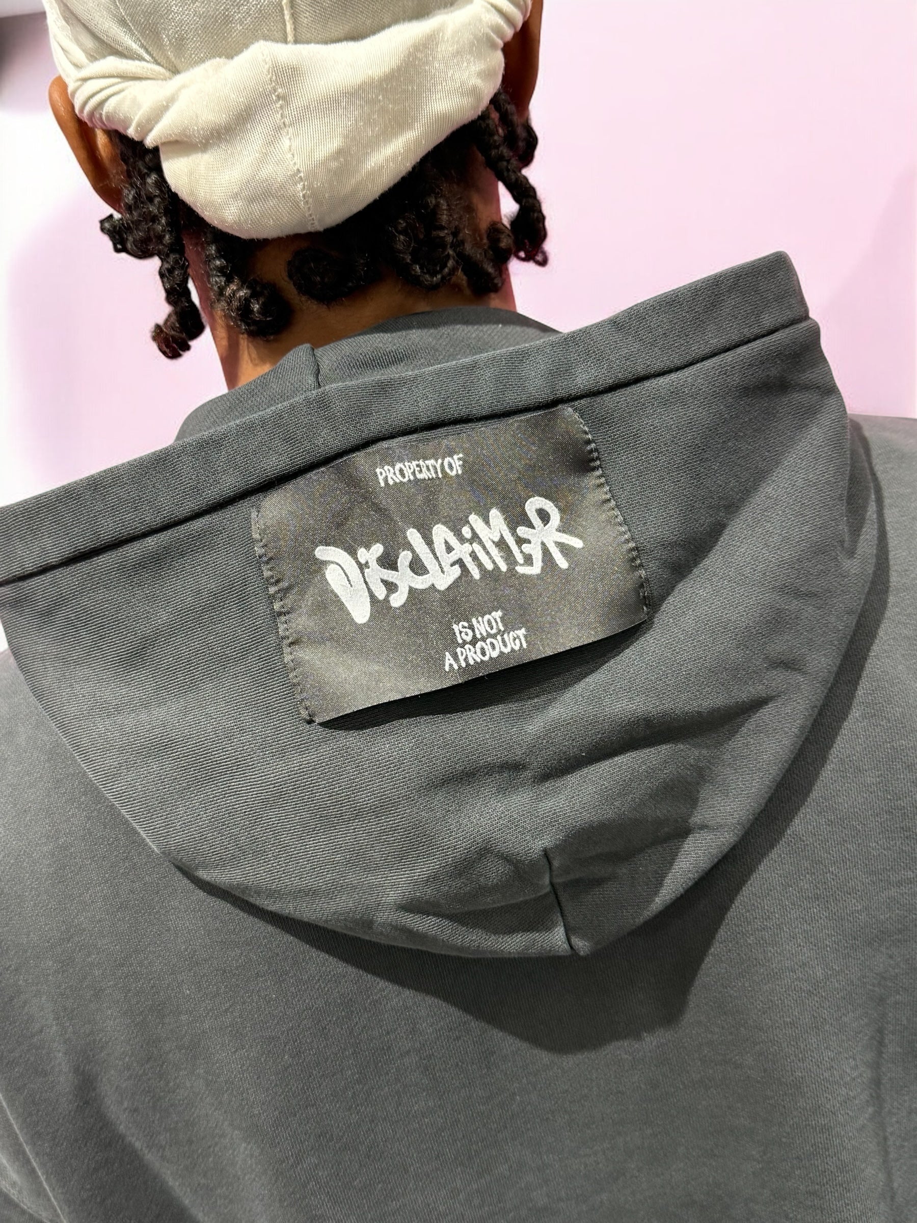 HOODIE DISCLAIMER BLACK