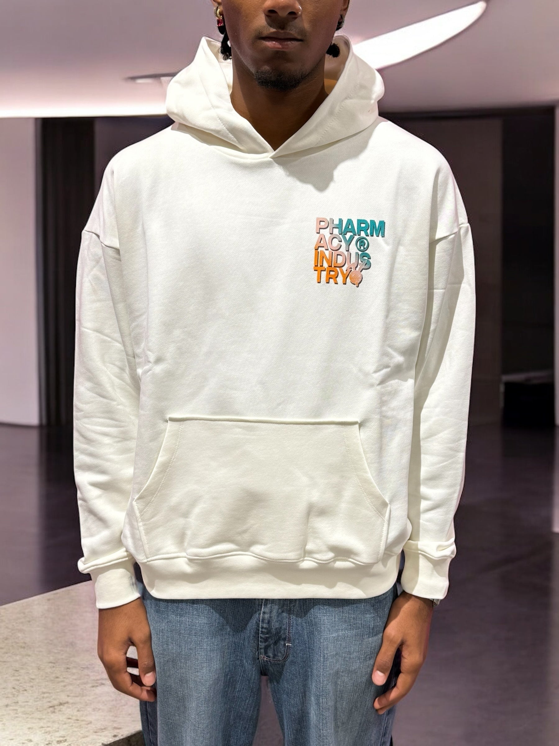 HOODIE PHARMACY WHITE