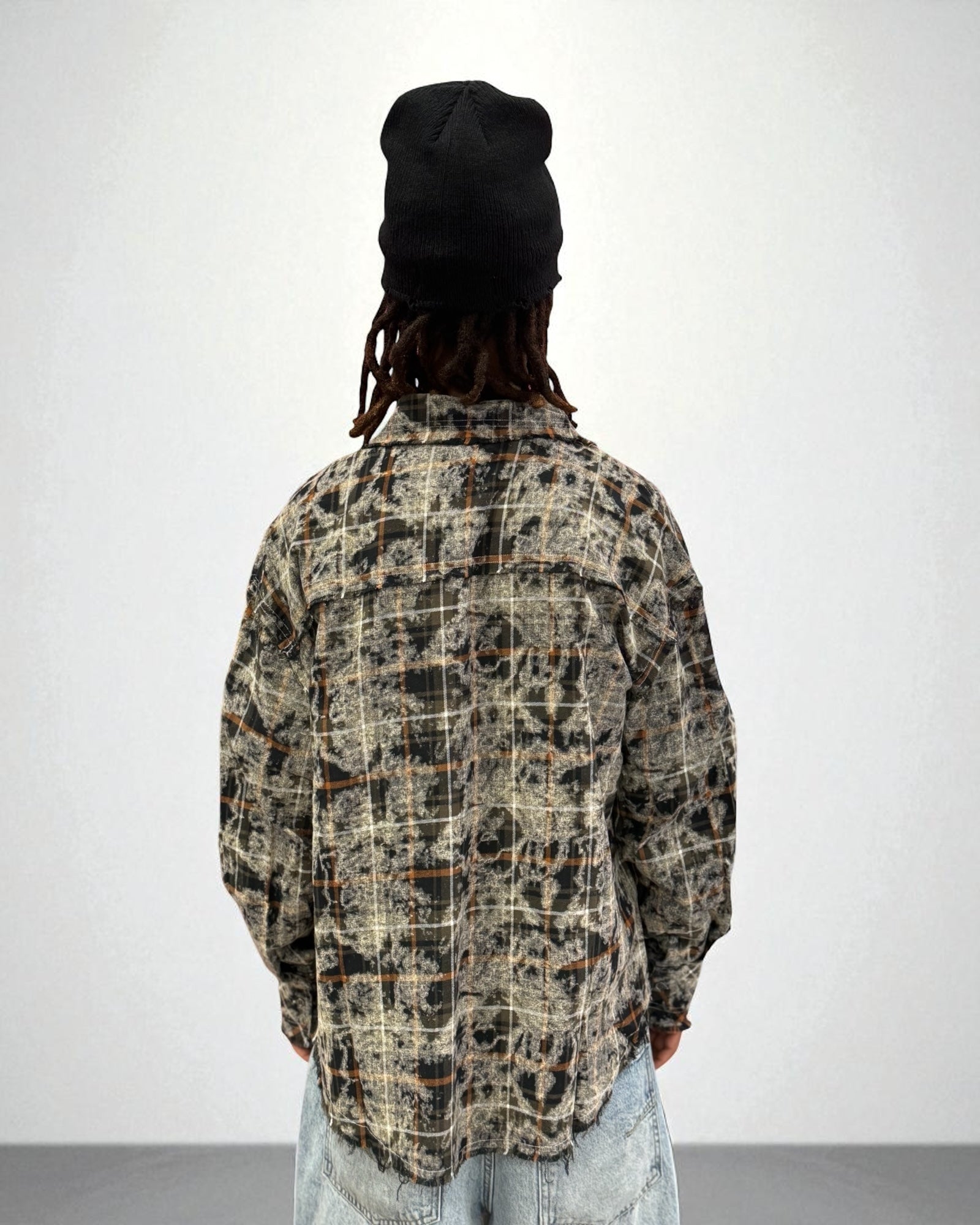 HYPER ACID SHIRT BLACK GRID