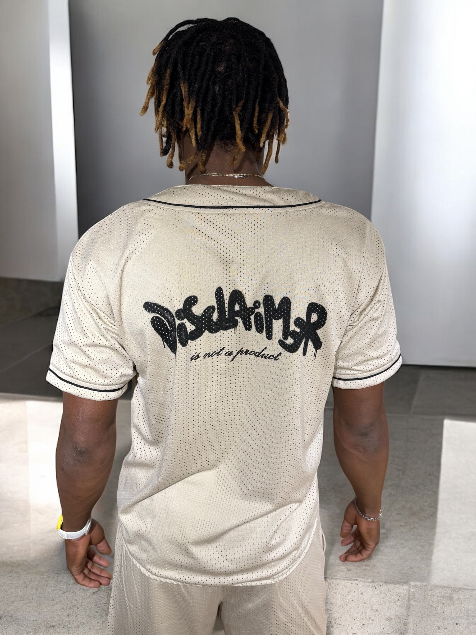 FOOTBALL JERSEY DISCLAIMER BEIGE