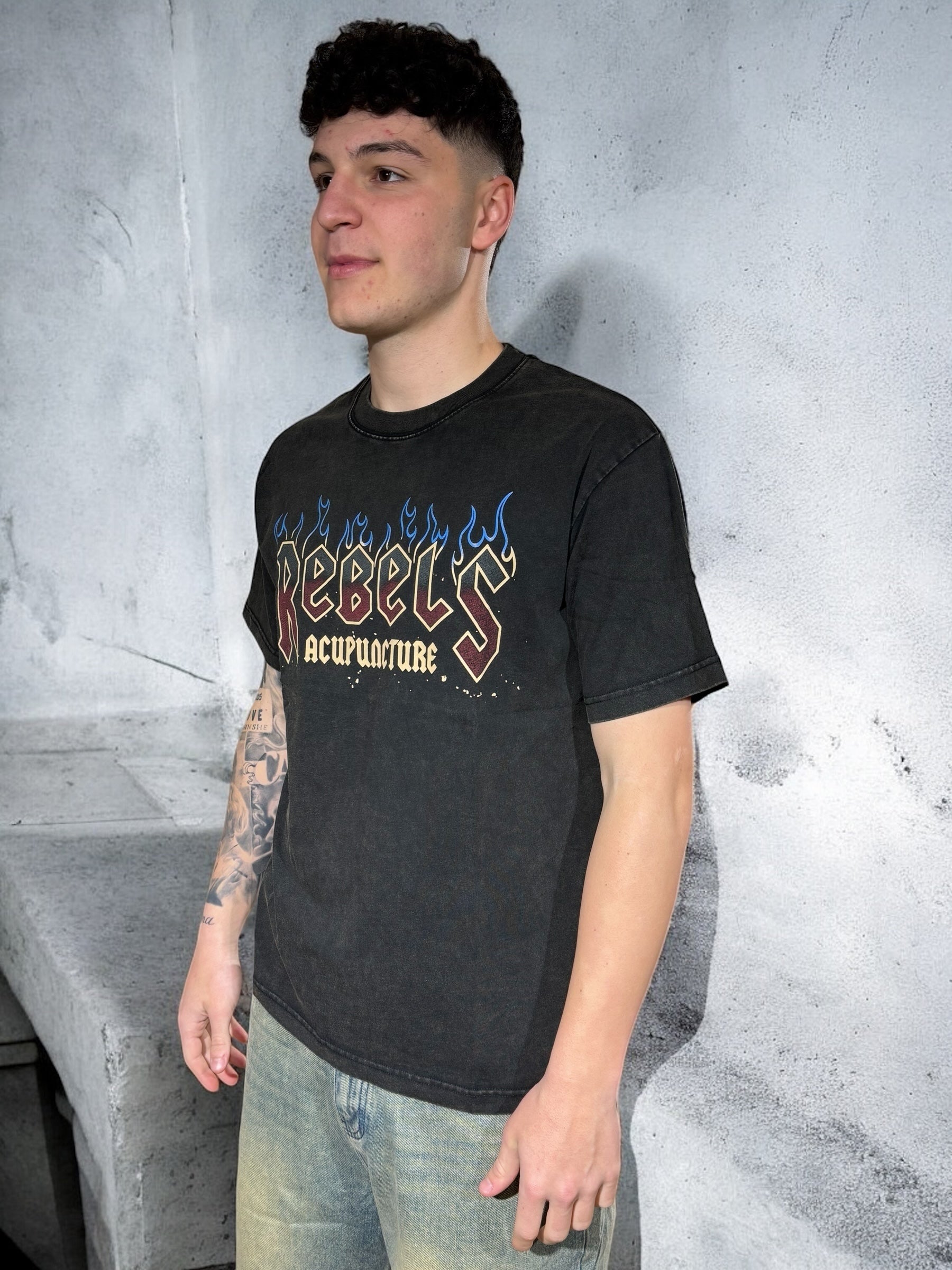 ACU REBELS T-SHIRT BLACK