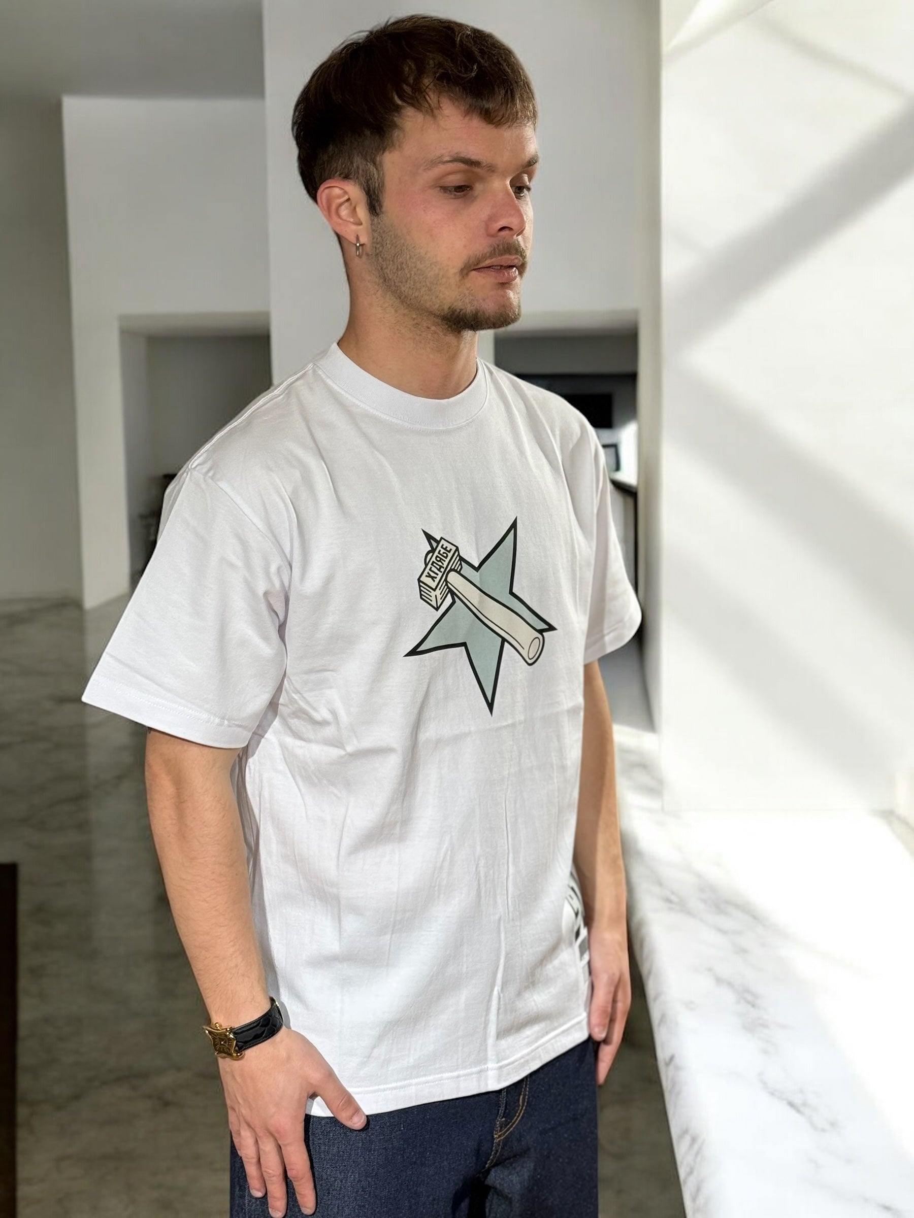 Intl Style S/S Tee XLARGE WHITE