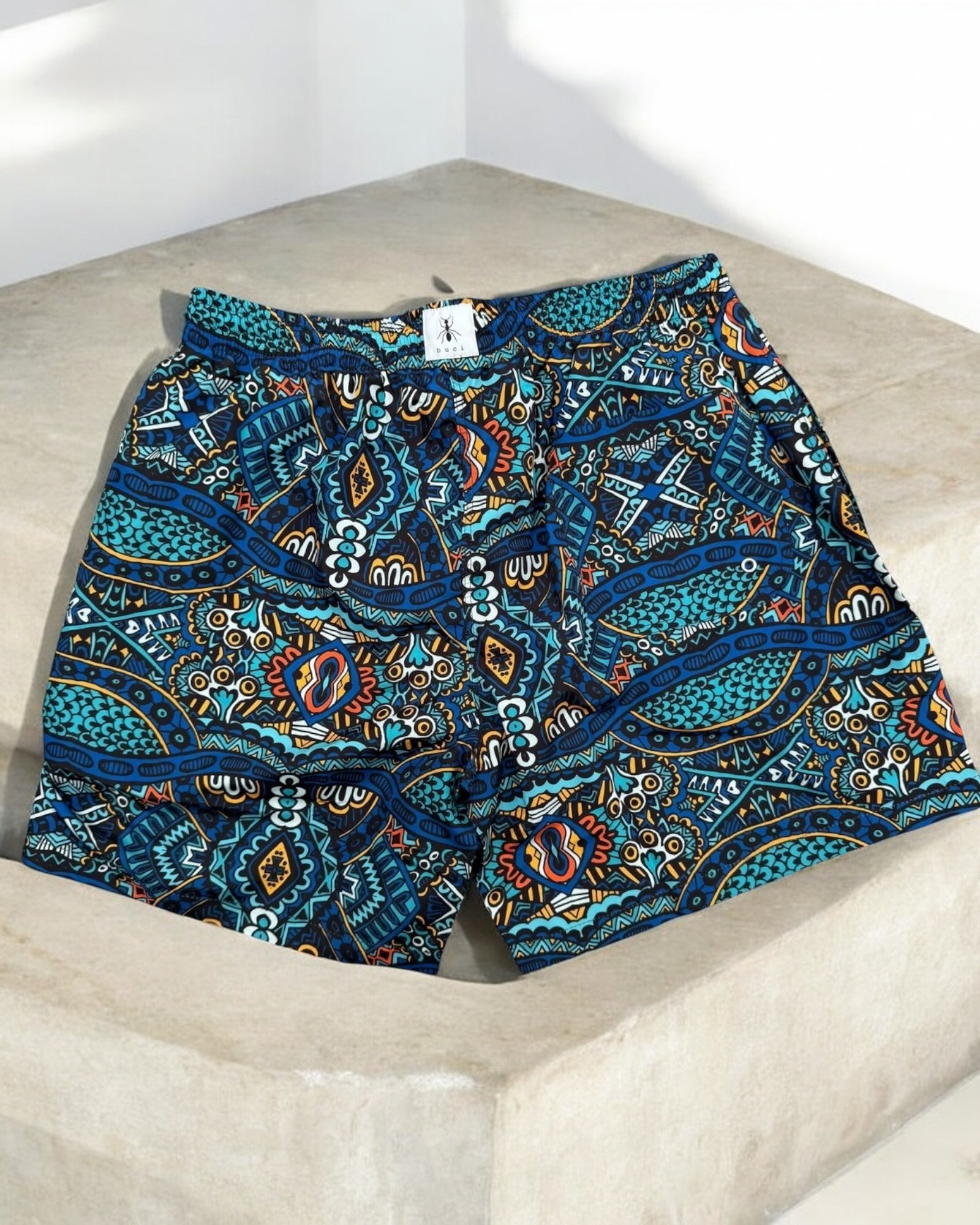 COSTUME BUCI TRIBAL BLUE