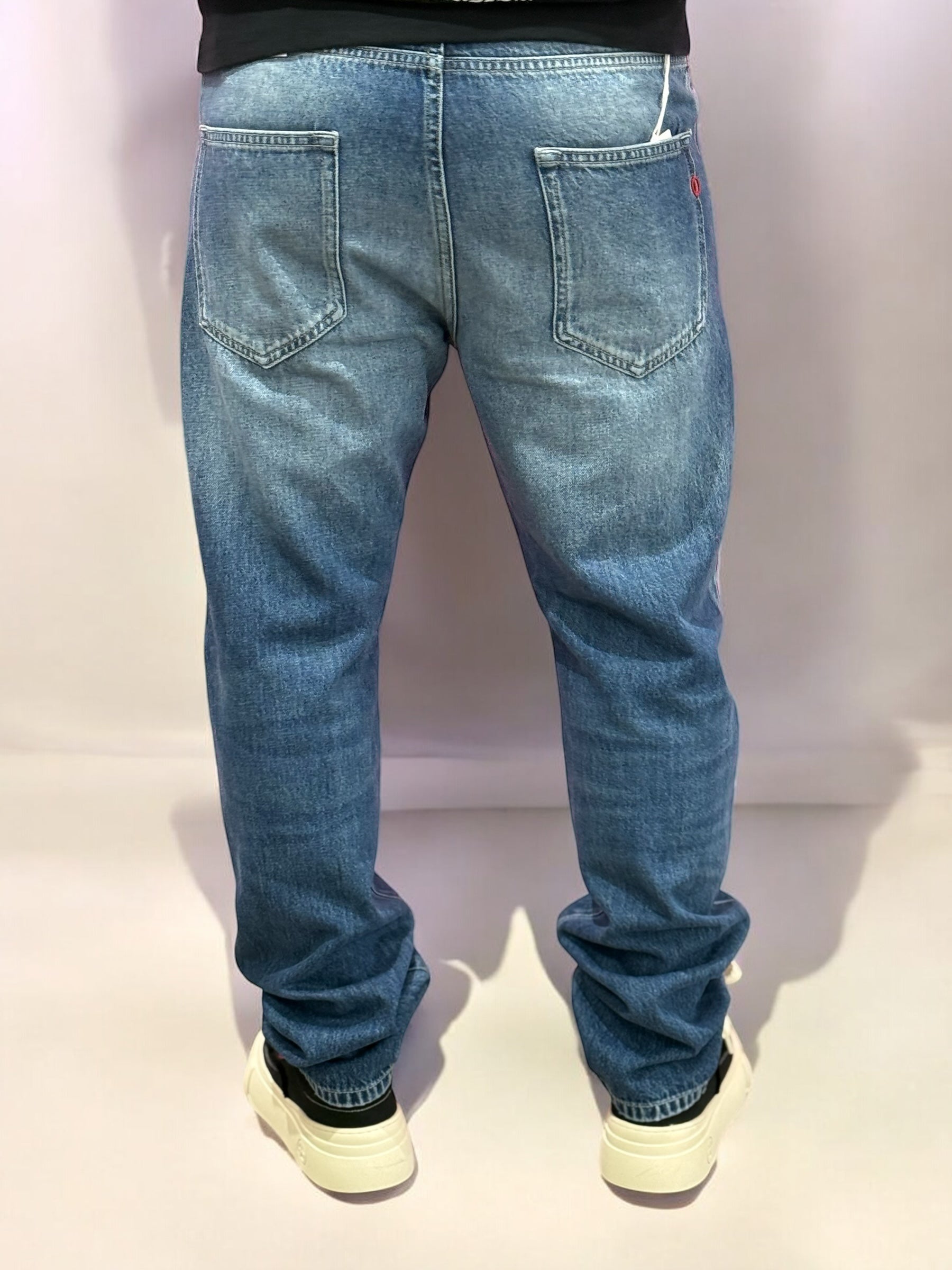 JEANS OVER D LAV.CHIARO DESTROYED