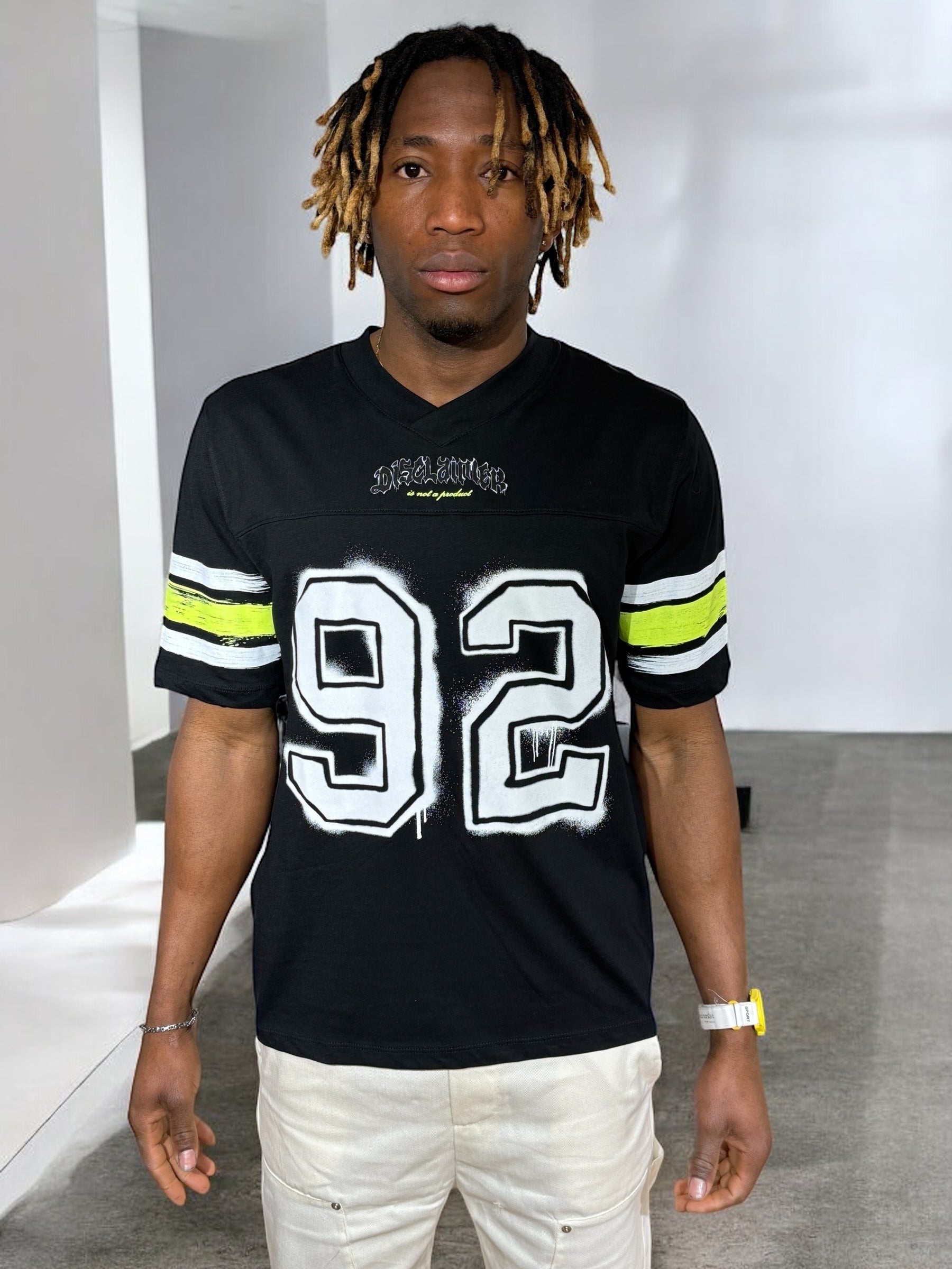 TEE DISCLAIMER JERSEY FLUO