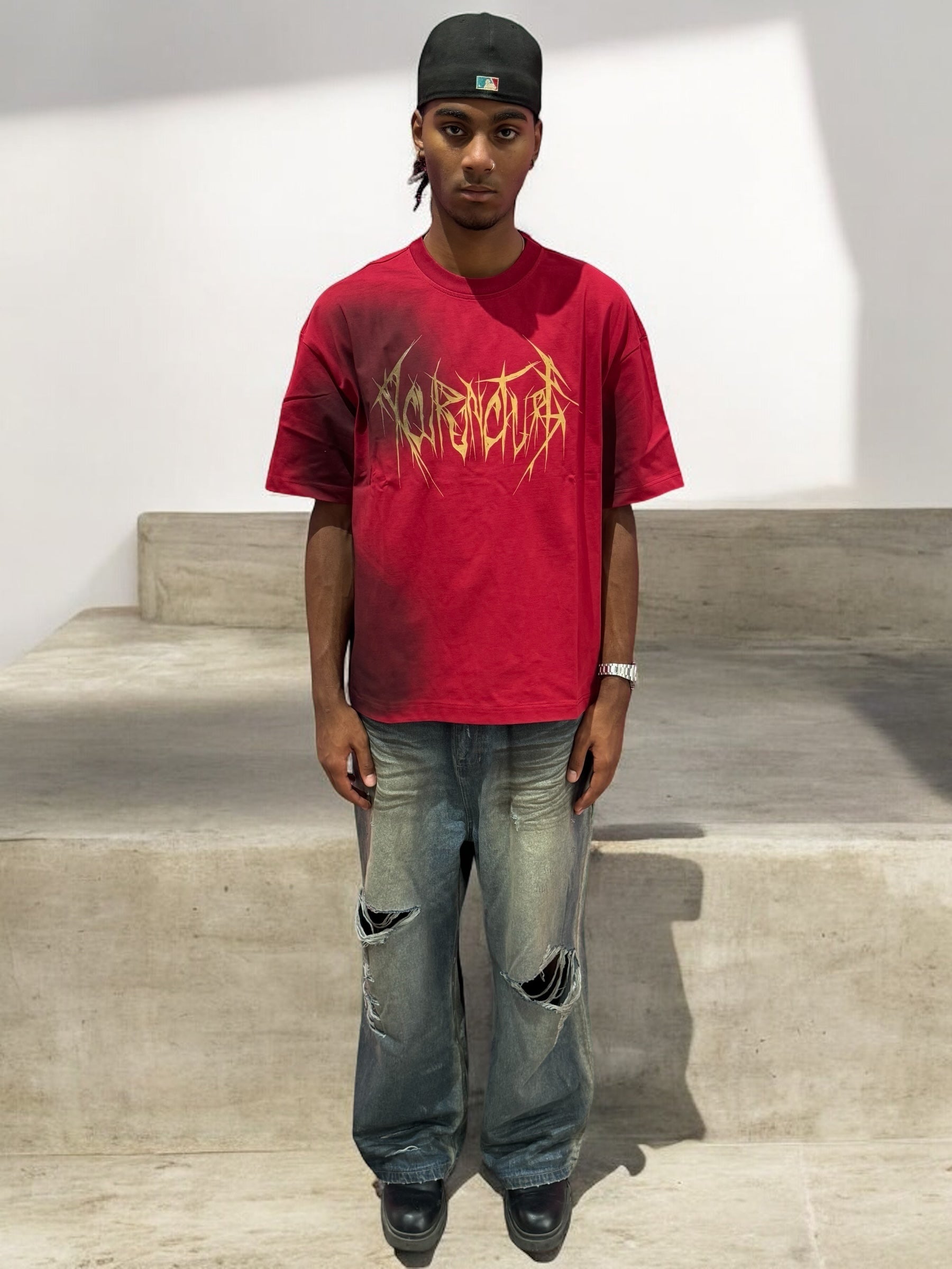THUNDERSTROKE RED TEE ACU