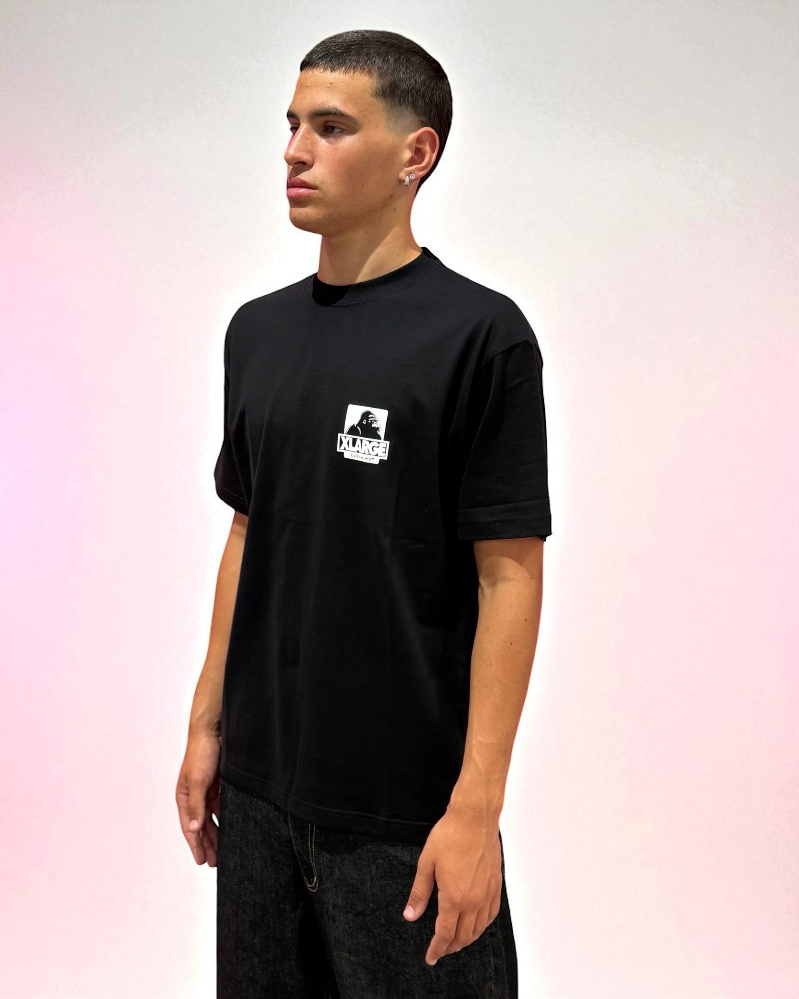 BACKSIDE TEE LOGO BLACK