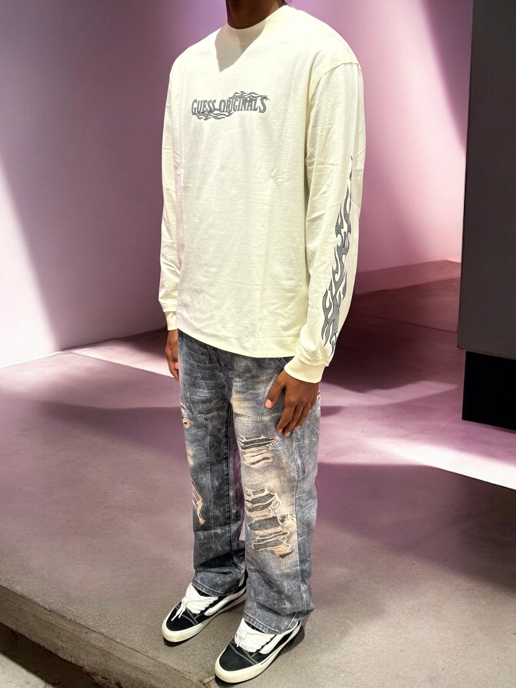 LONGSLEEVE GUESS OG OFF W