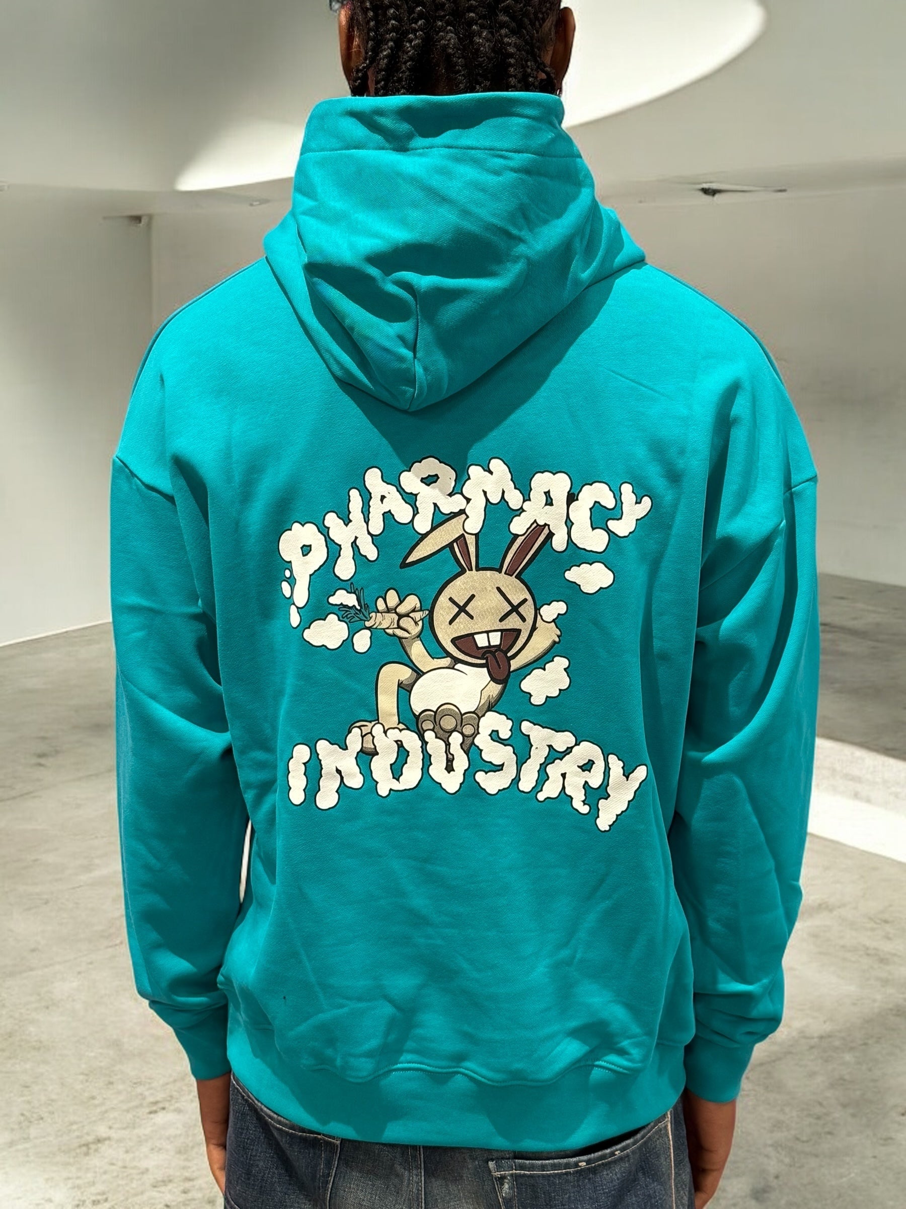 HOODIE BUNNY SMOKE VERDE LAGO