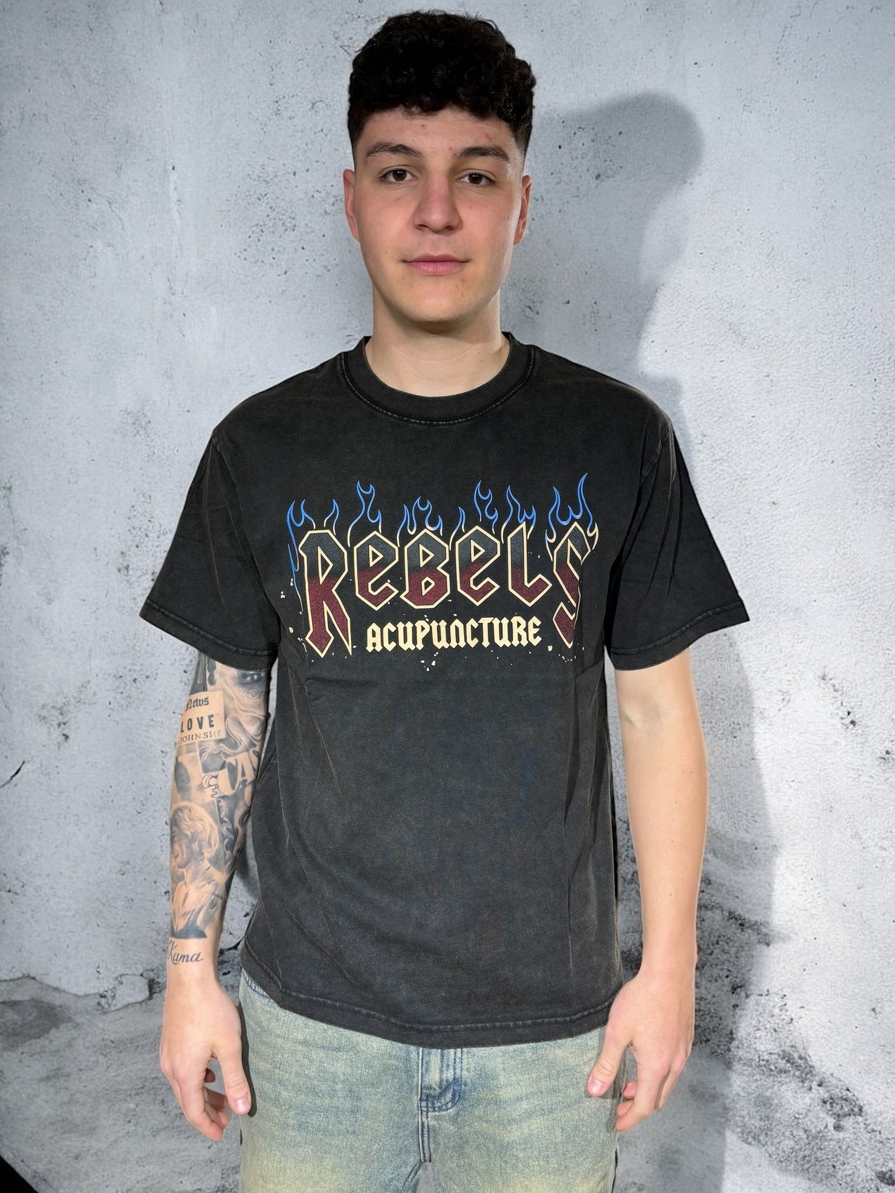 ACU REBELS T-SHIRT BLACK