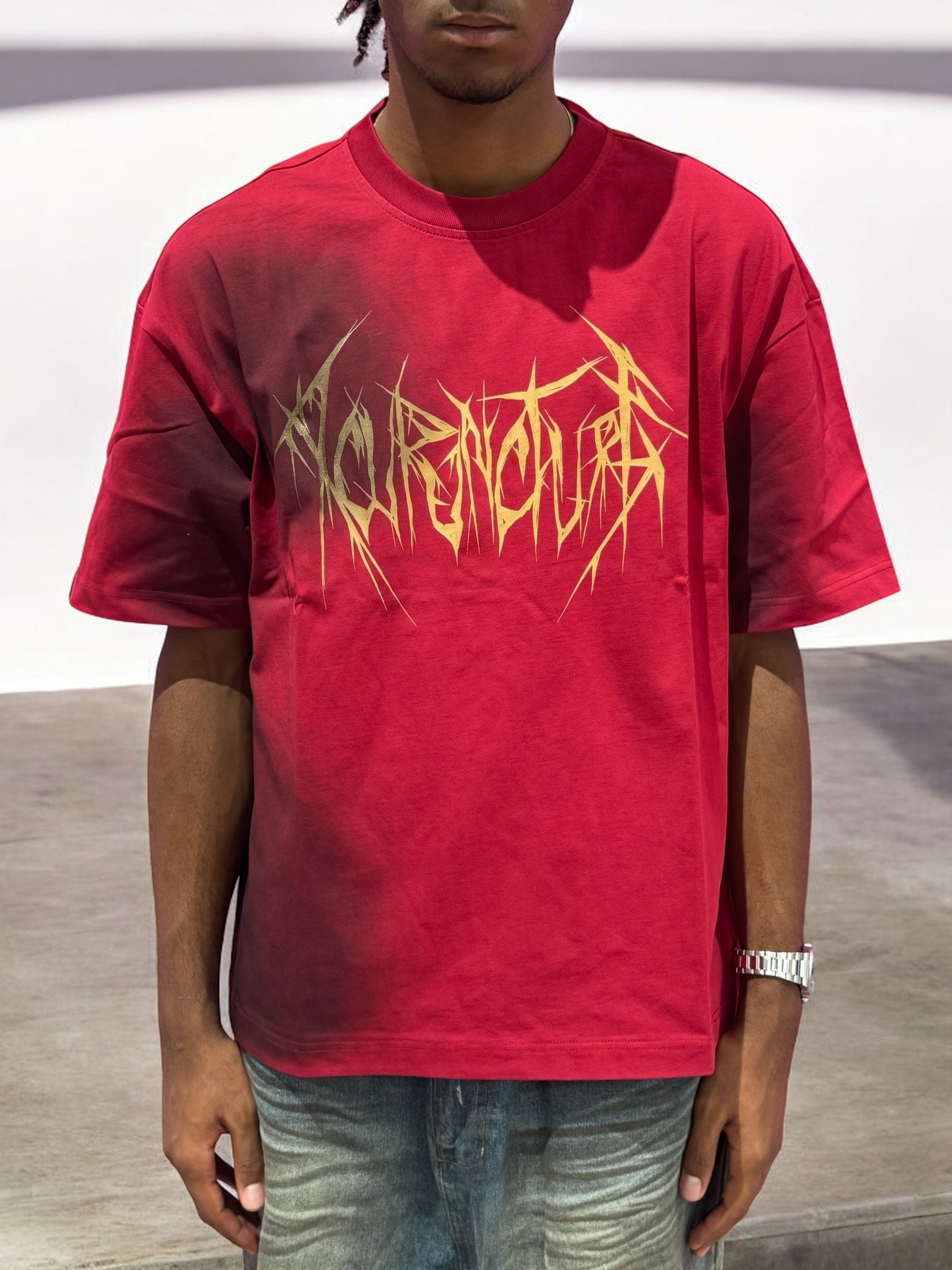 THUNDERSTROKE RED TEE ACU