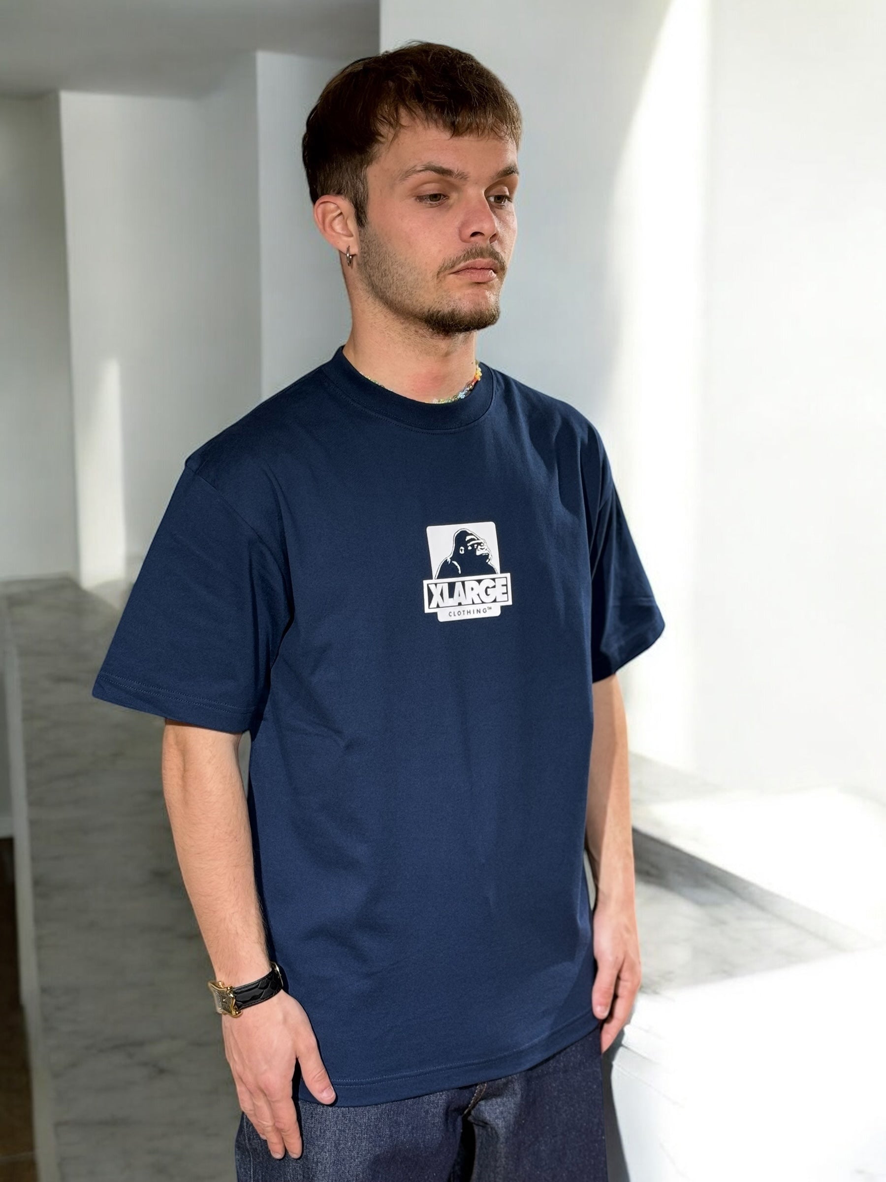 Little Og S/S Tee XLARGE NAVY