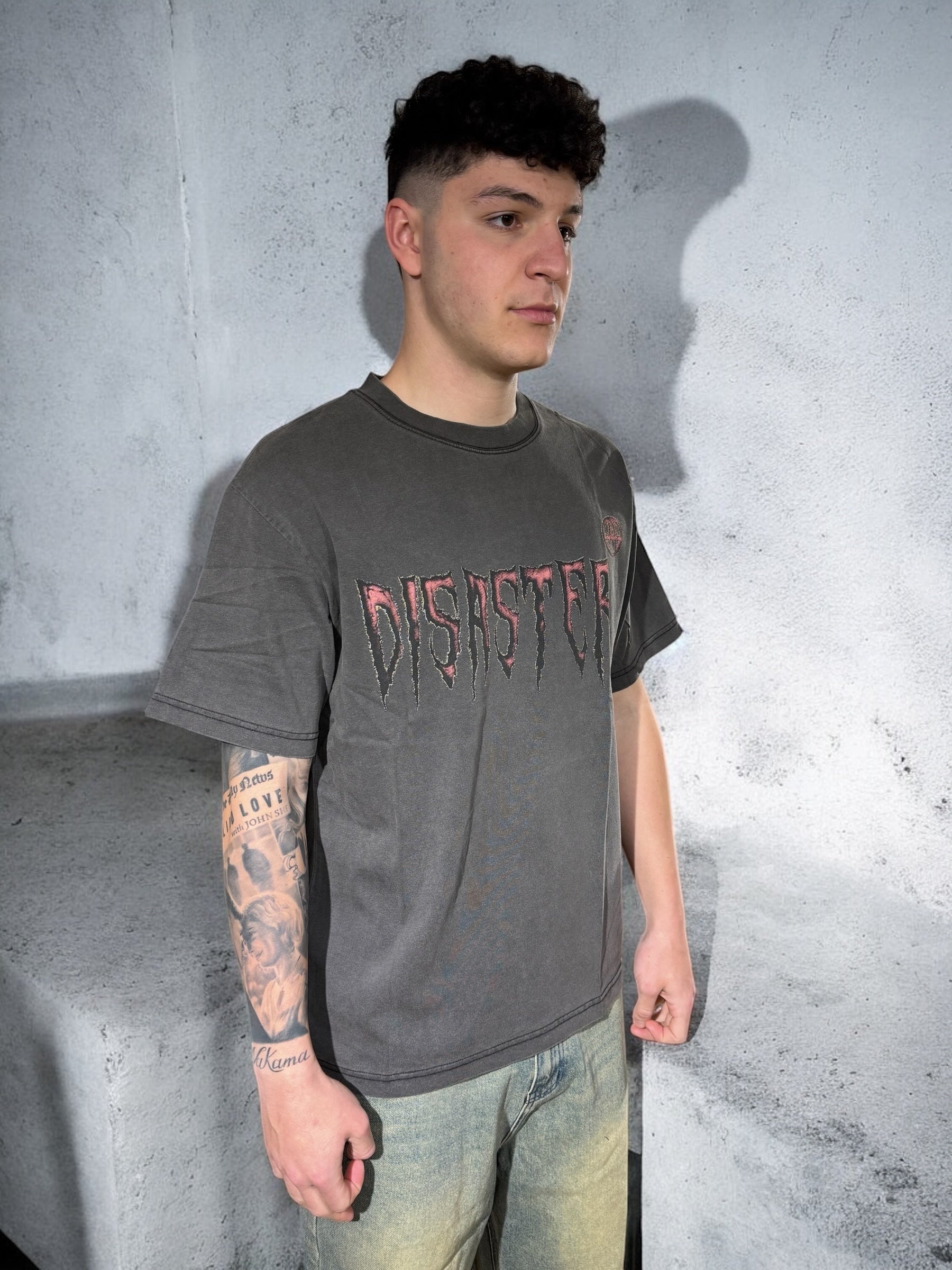 ACU DISASTER T-SHIRT DARK GREY
