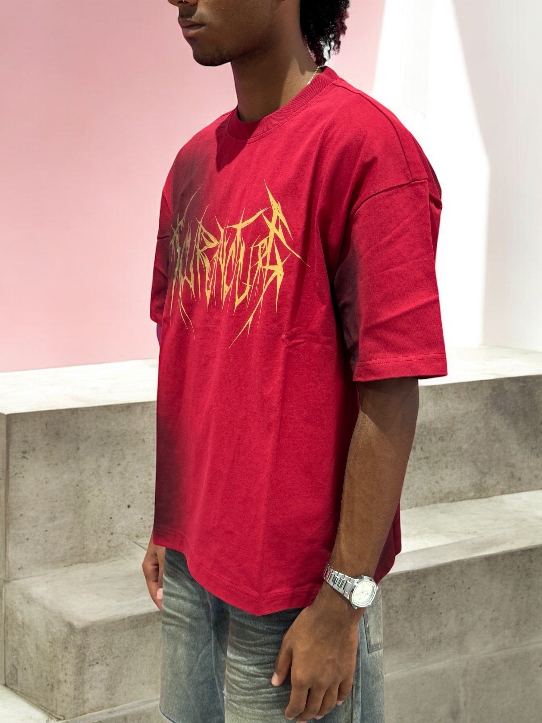 THUNDERSTROKE RED TEE ACU