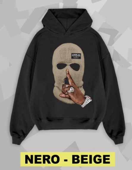 HOODIE CDF BALACLAVA BEIGE