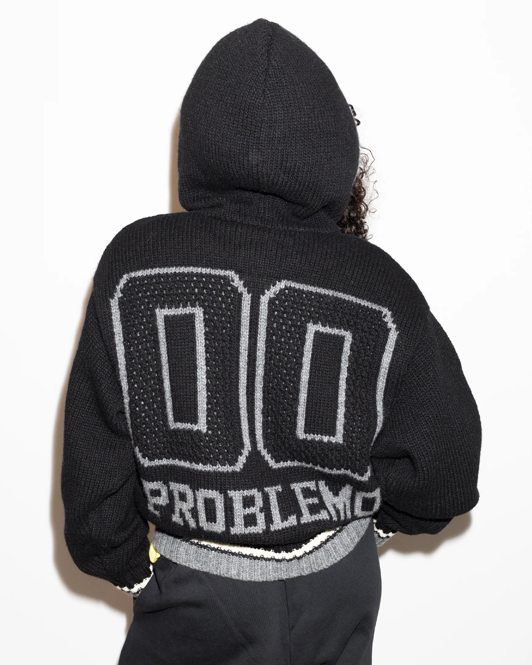 NYP VARSITY ZIP THROUGH KNIT