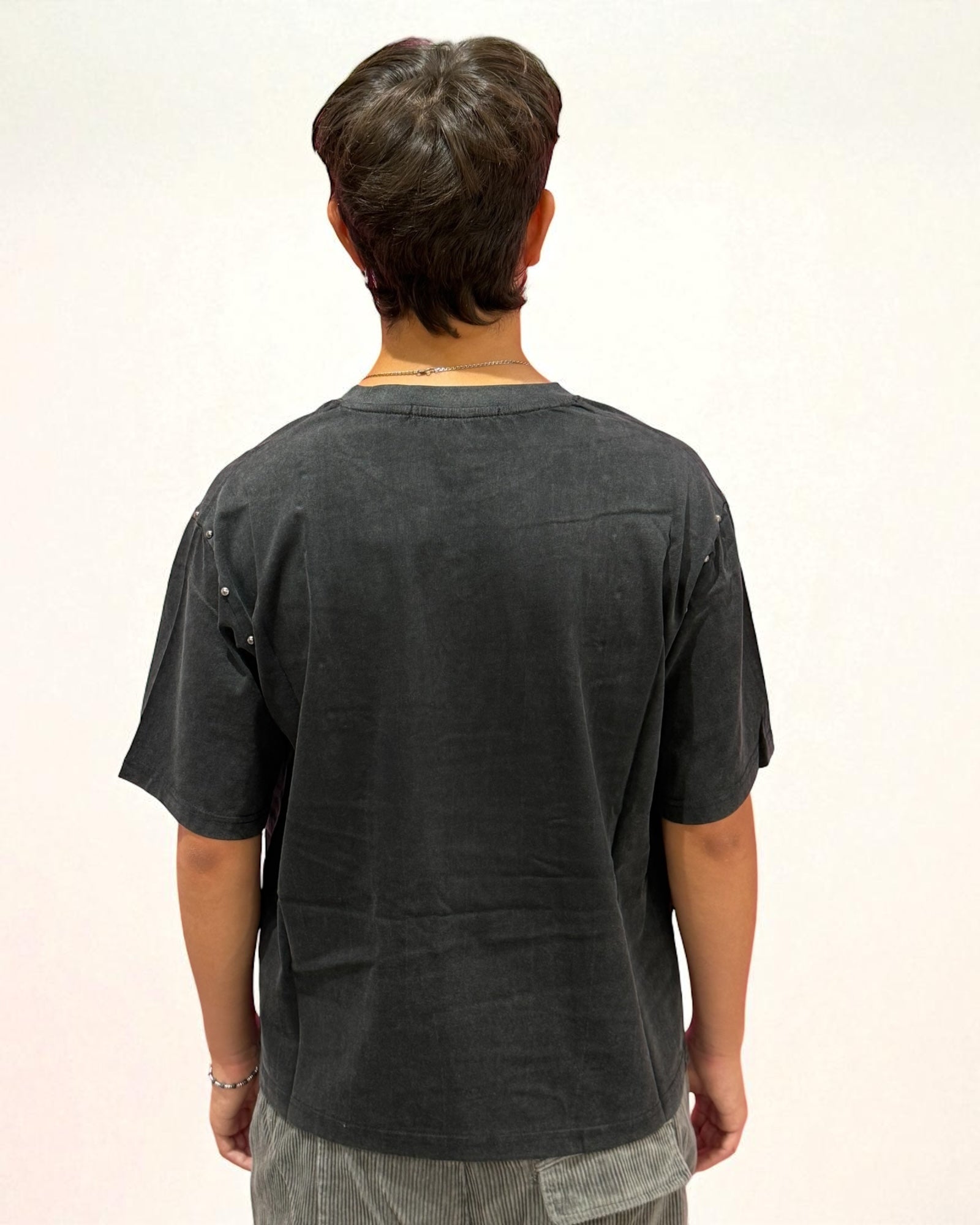RABBIT T-SHIRT WASHED BLACK
