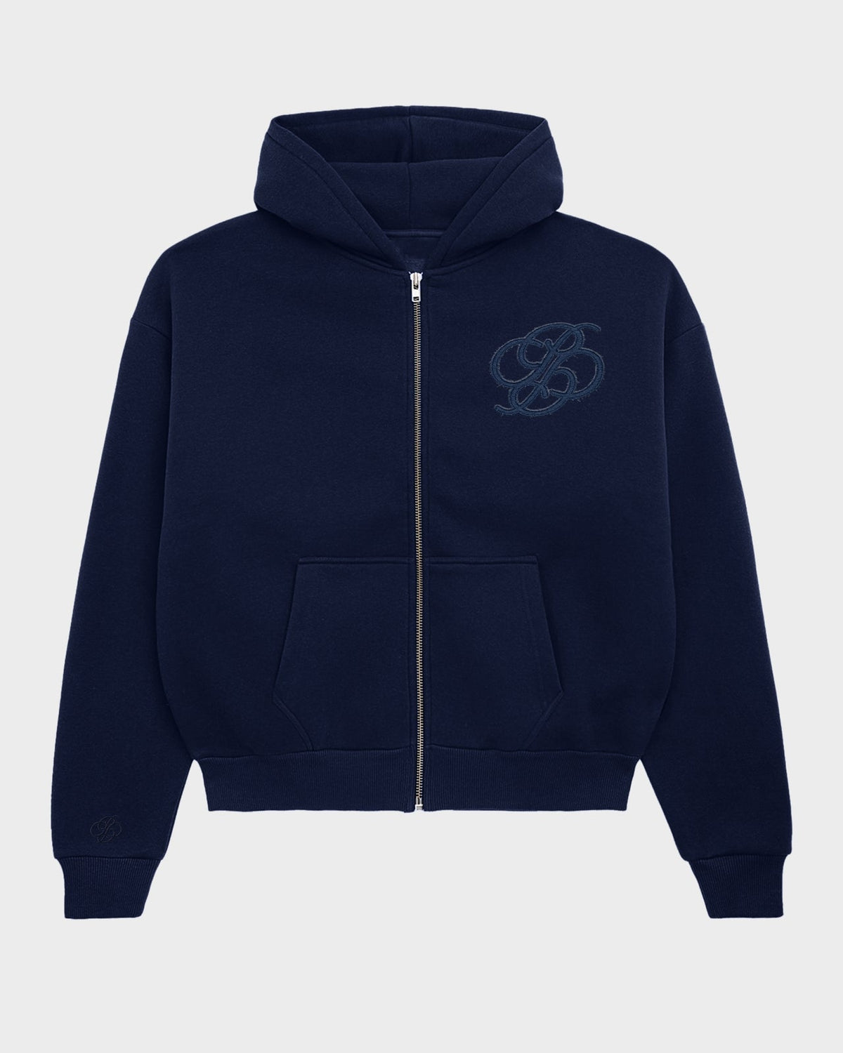 COLLEGE DAYS ZIP-HOODIE | DEEP BLUE