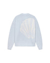 BIG LOGO CREWNECK BABY BLUE/ECRU