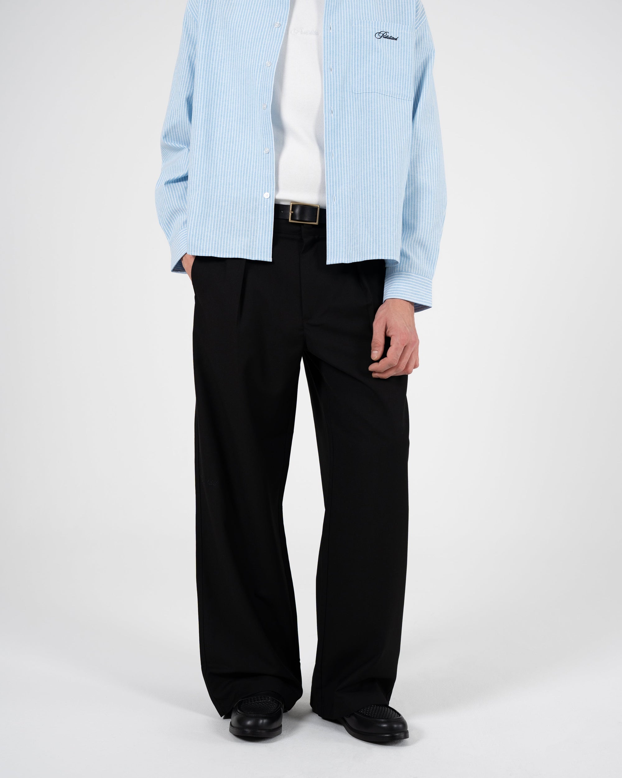 SOHO PLEATED PANTS | BLACK