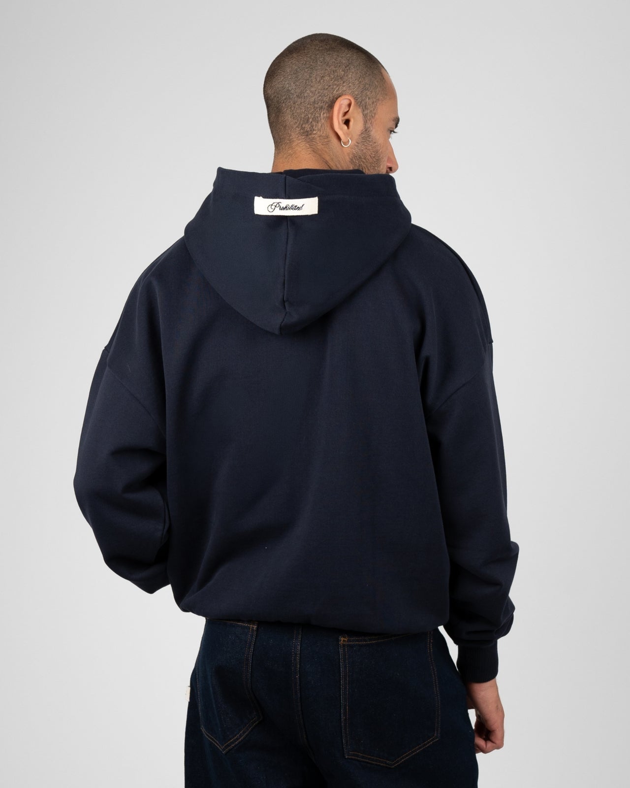 COLLEGE DAYS ZIP-HOODIE | DEEP BLUE
