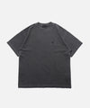 LABEL S/S TEE STONE WASHED