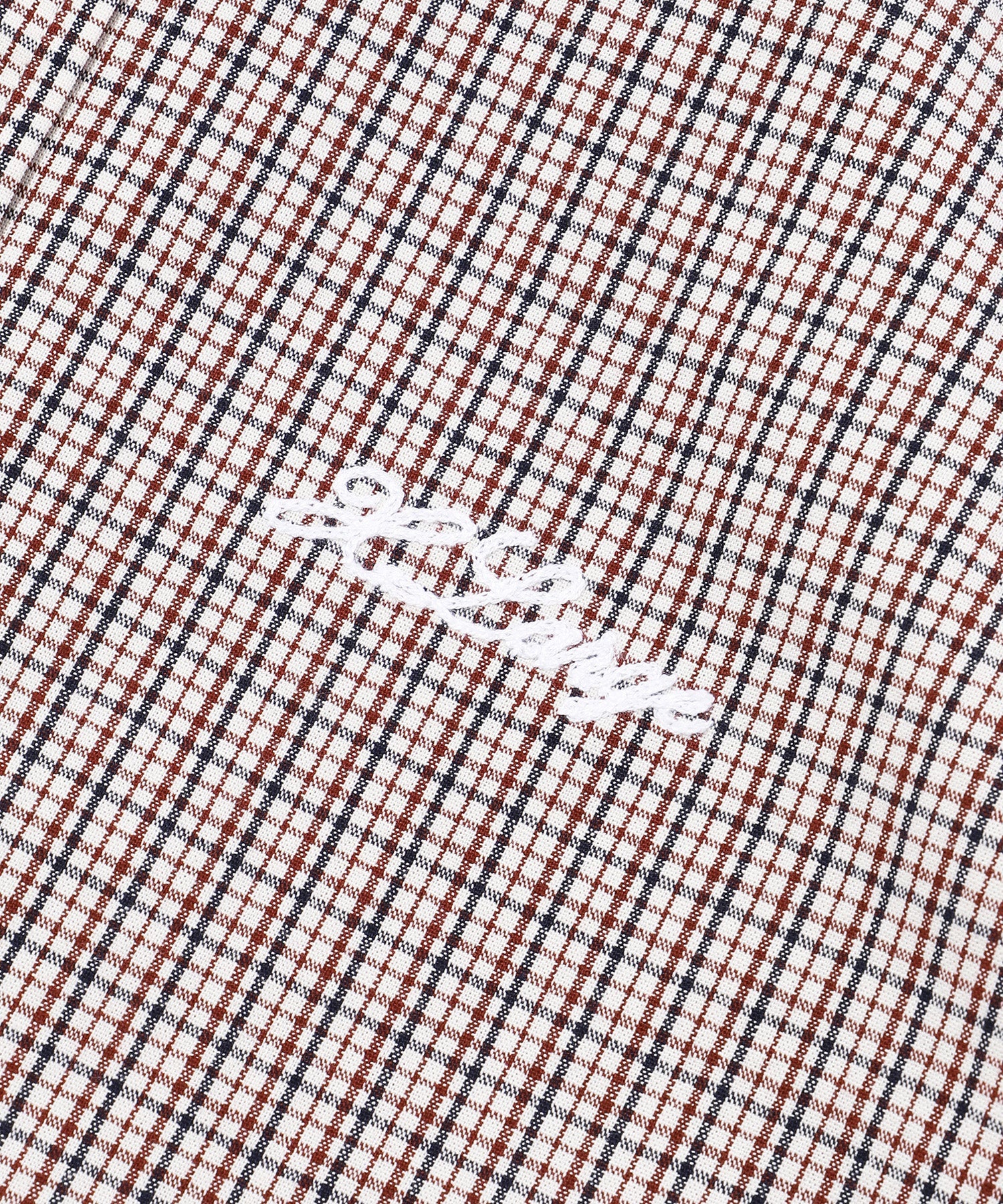 CHECK S/S SHIRT BROWN